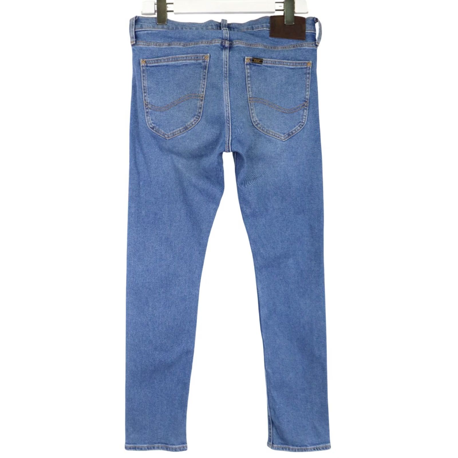 Lee Lee Luke Jeans Men's W30/L30 Fade Effect Whiskers Zip Fly Stretch Blue Slim Size US 30 / EU 46 - 2 Thumbnail