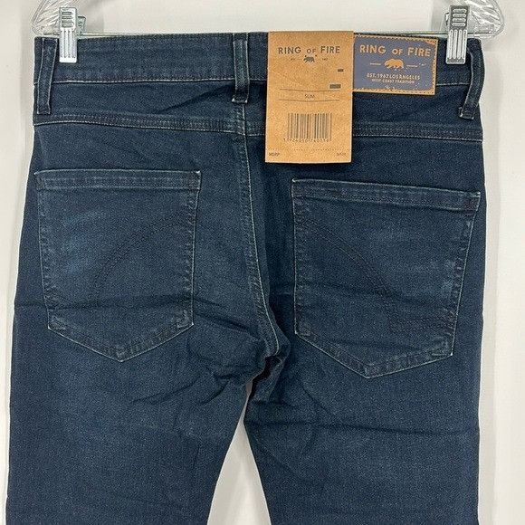 Ring Of Fire Ring of Fire Edge Slim Fit Dark Wash Jeans Men’s 30”x30” Size US 30 / EU 46 - 10 Thumbnail