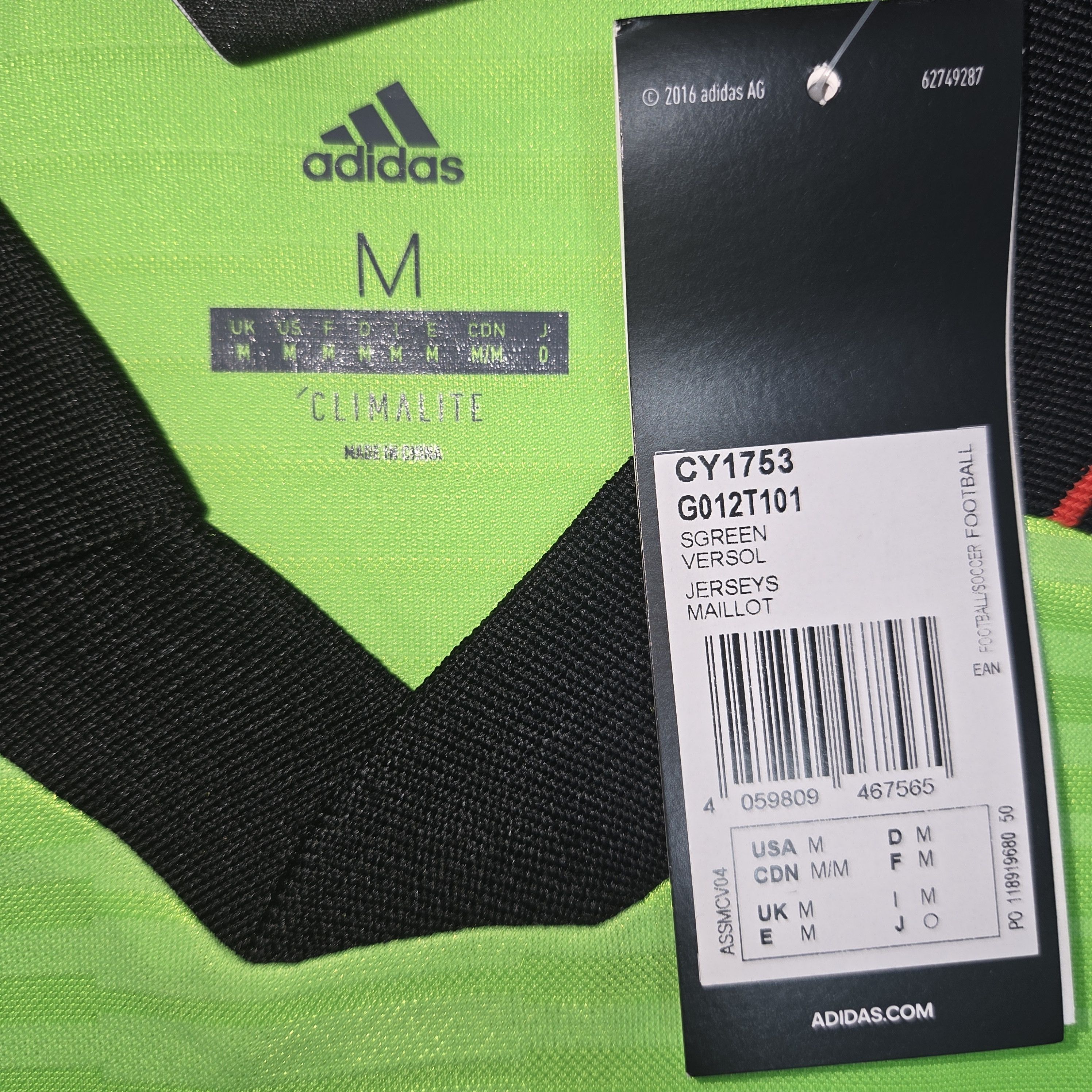 Gosha Rubchinskiy Gosha Rubchinskiy x Adidas Long Sleeve Football Jersey Tee Size US M / EU 48-50 / 2 - 6 Thumbnail