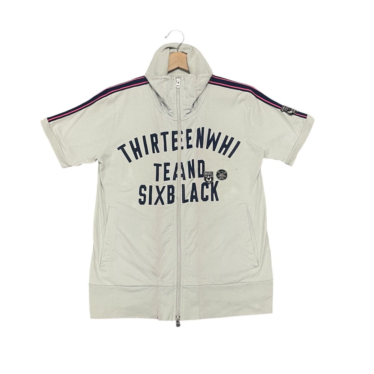 Vintage PPFM Punk Riot Poem Streetwear Short Sleeve Jacket