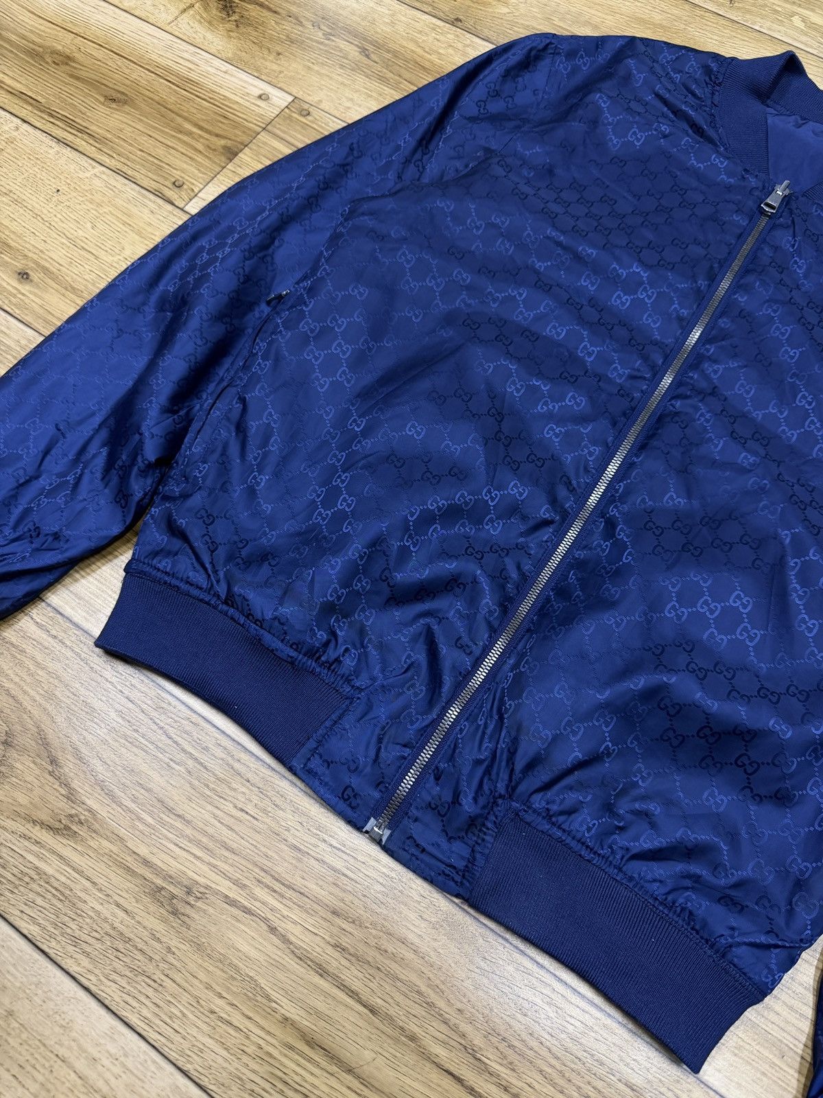 Gucci Gg nylon reversible bomper Size US M / EU 48-50 / 2 - 6 Thumbnail