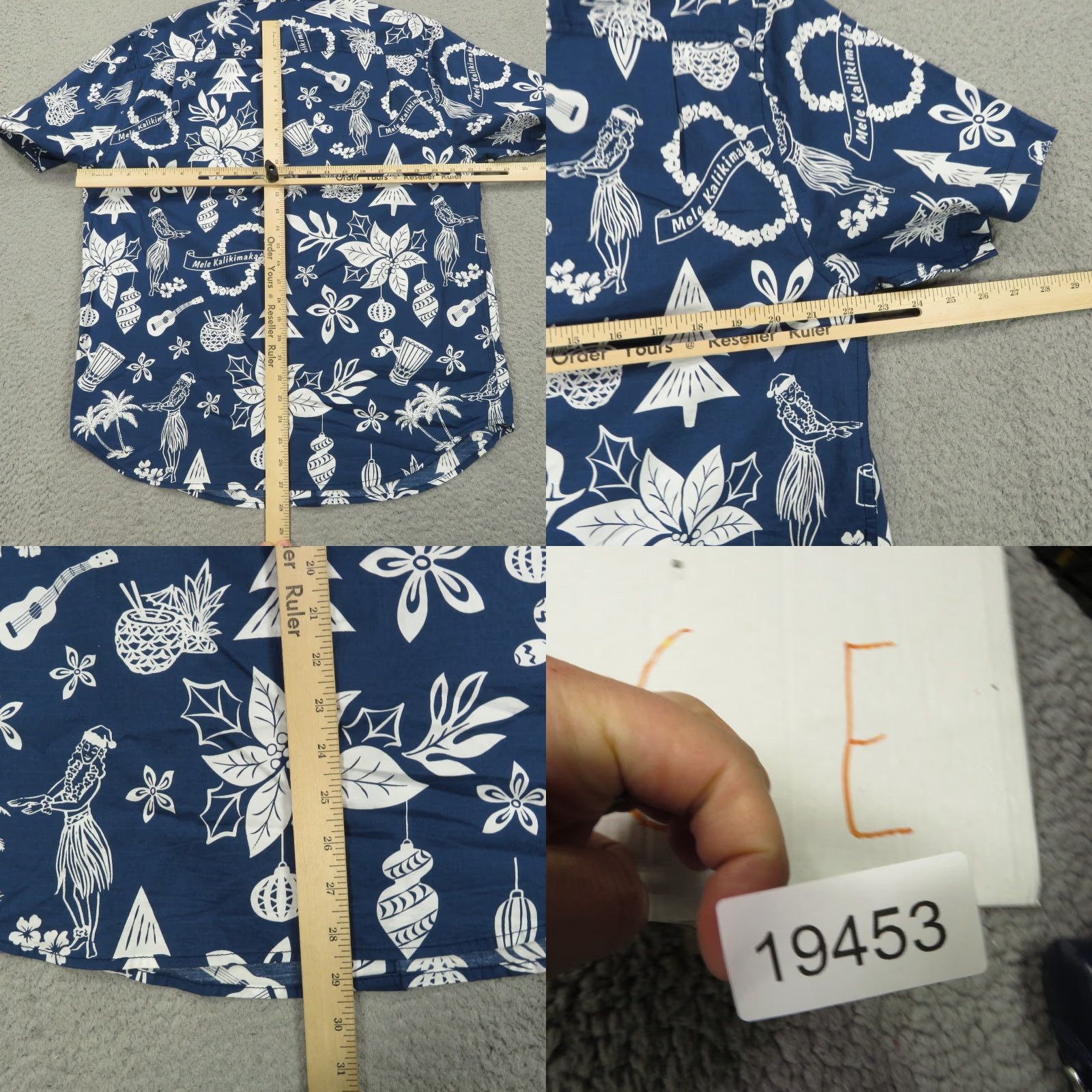 Tommy Bahama Tommy Bahama Shirt Men Medium Christmas Mele Kalikimaka Hula Print Hawaiian Blue Shirt Men Christmas Mele Kalikimaka Hawaiian Blue Size US M / EU 48-50 / 2 - 8 Thumbnail
