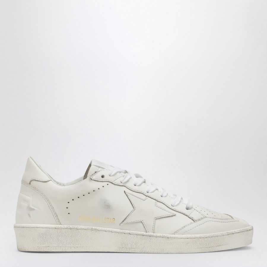 Golden Goose o1d2blof0824 Low Ballstar Sneaker in White Size US 7 / IT 37 - 1 Thumbnail