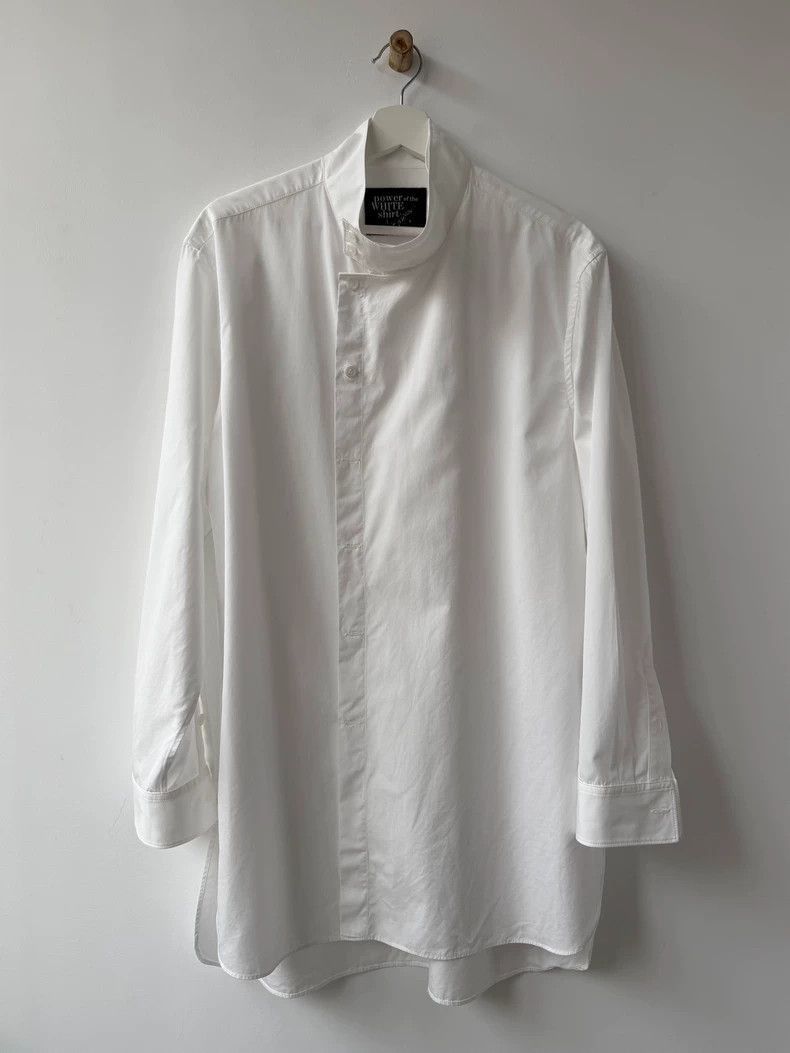 Yohji Yamamoto Yohji Yamamoto Yohji Yamamoto Deconstructed White Shirt 20 Size US M / EU 48-50 / 2 - 5 Thumbnail