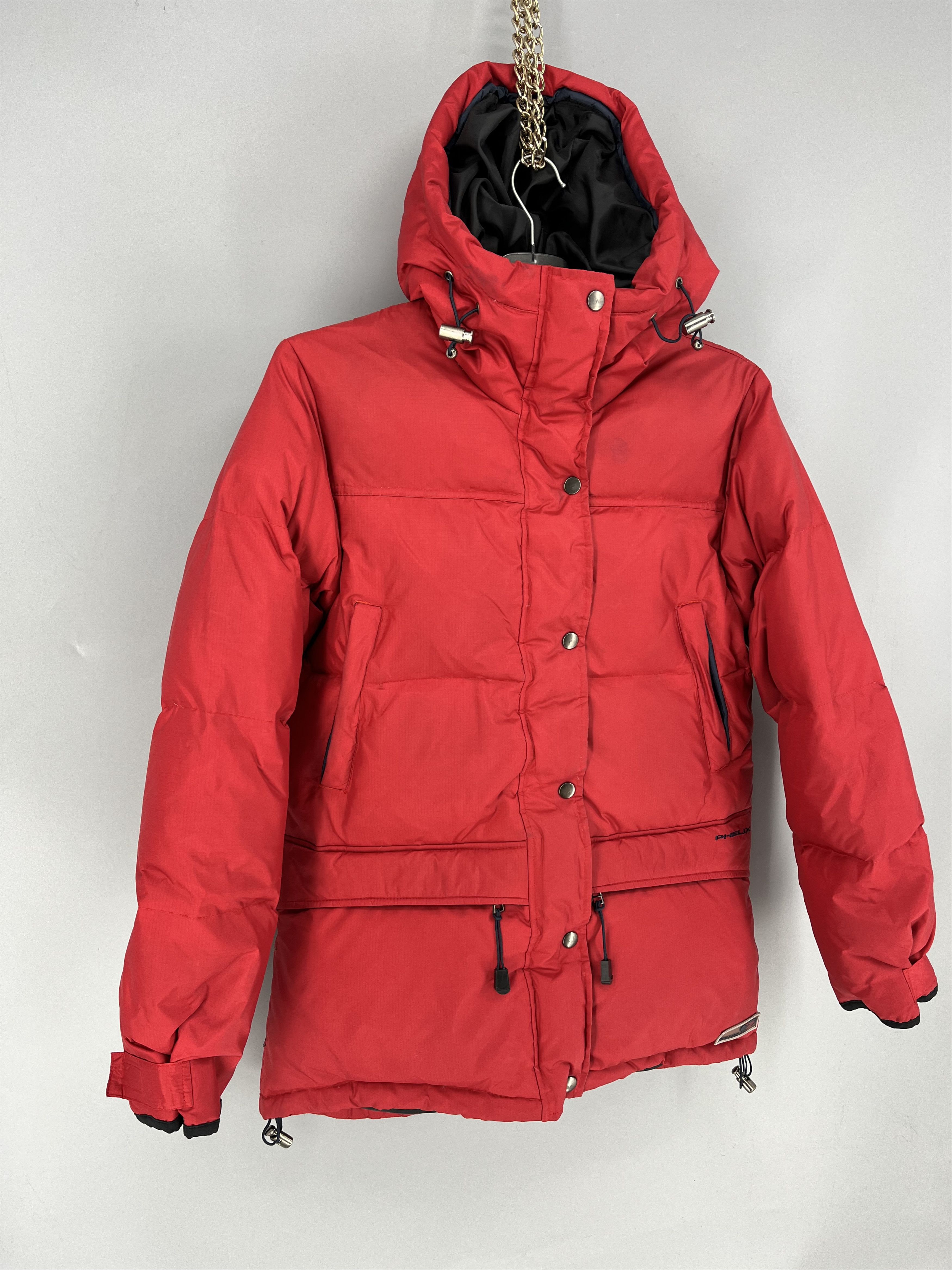 Phenix Phelix Red Puffer Jacket Hooded Vintage Y2K Size US S / EU 44-46 / 1 - 2 Thumbnail