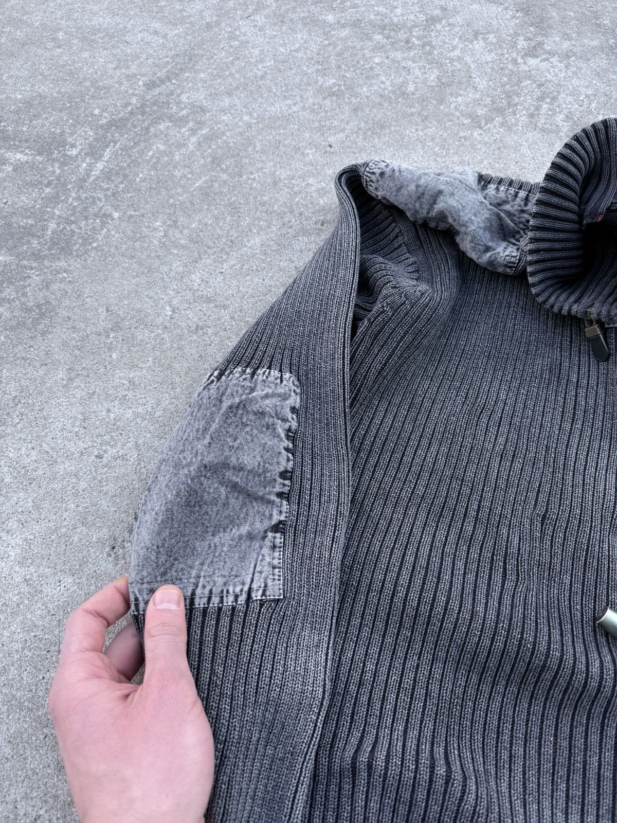 Diesel × Vintage Vintage Diesel y2k streetwear rare avantgarde sweater Size US XL / EU 56 / 4 - 10 Thumbnail