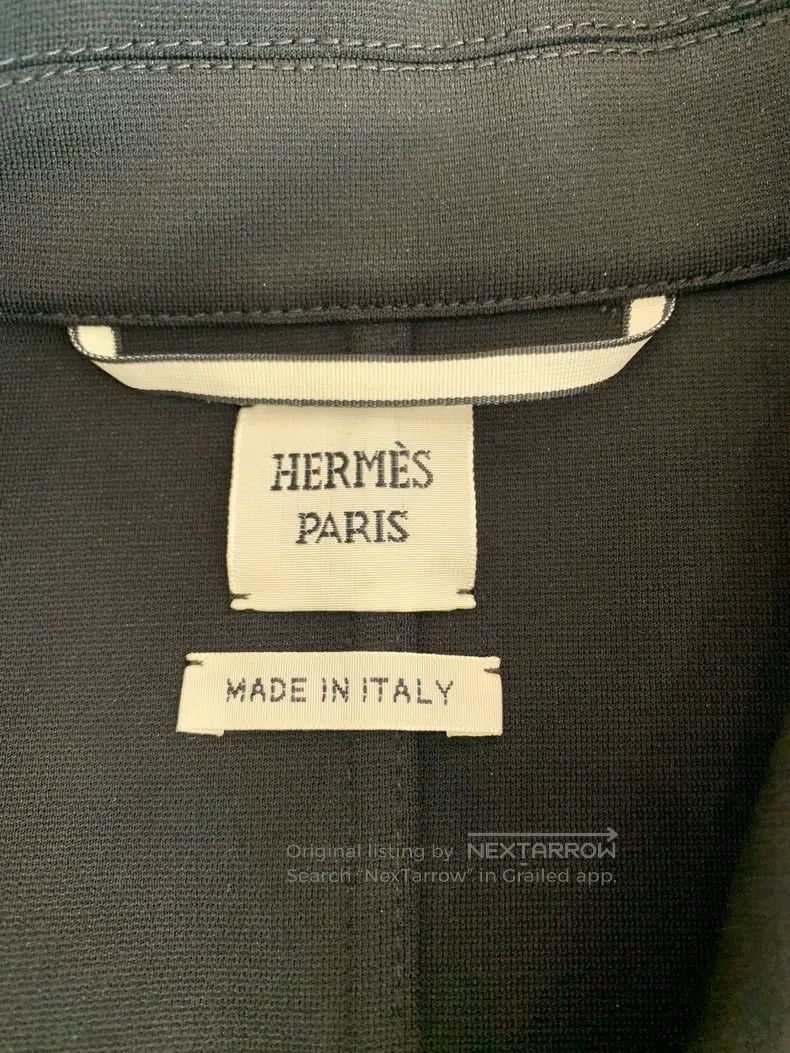 Hermes Hermes Spring and Autumn Haze Blue Hooded Jacket Size XS / US 0-2 / IT 36-38 - 4 Thumbnail