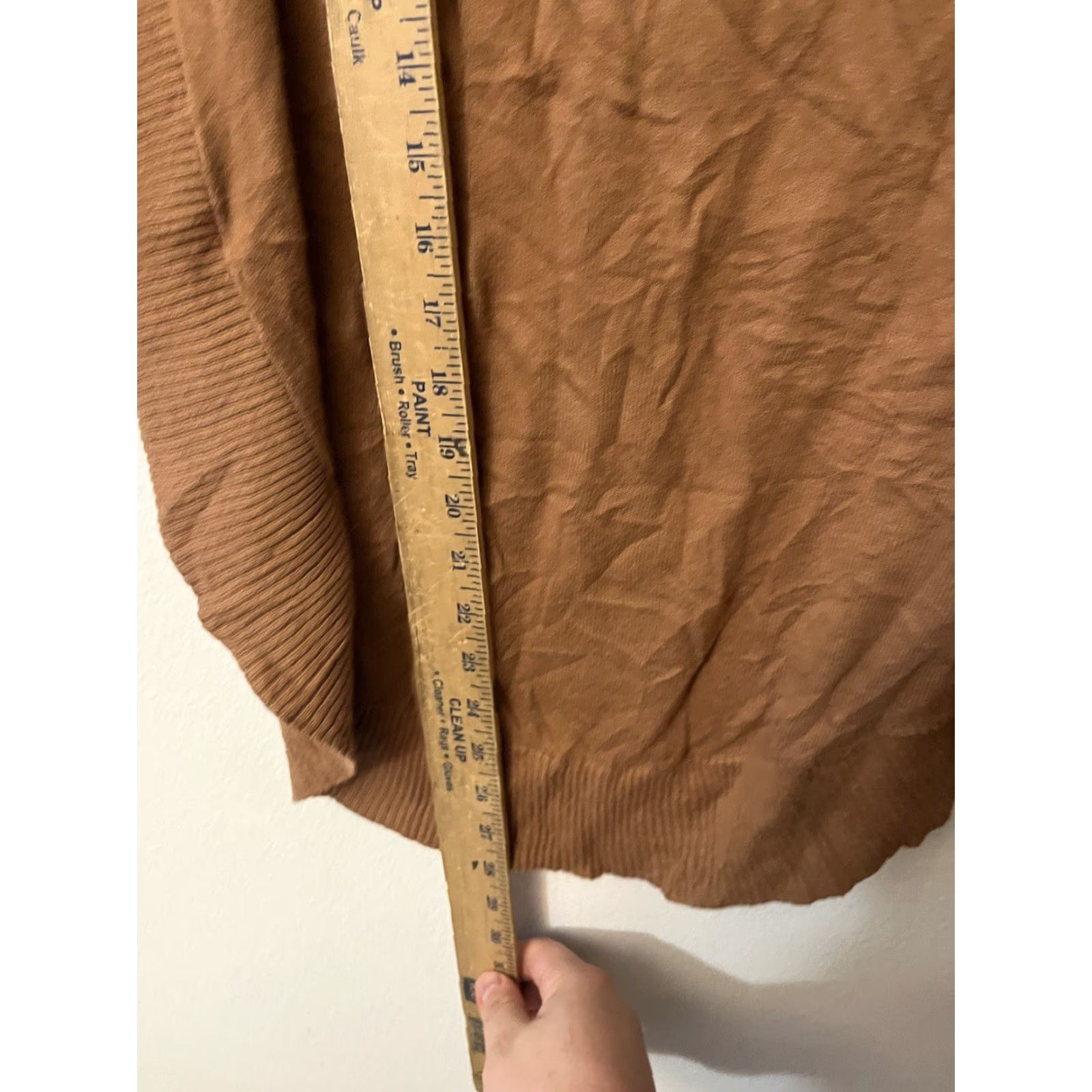 Express Express Shirt Women S Brown Boat Neck Knit 3/4 Sleeve Pullover Cotton Casual Size S / US 4 / IT 40 - 4 Thumbnail