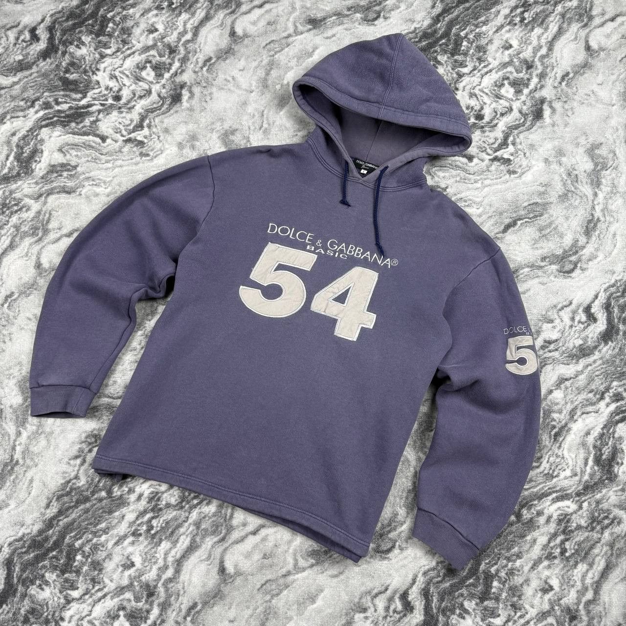 Dolce & Gabbana Basic 54 Hoodie Y2K Big Logo DG
