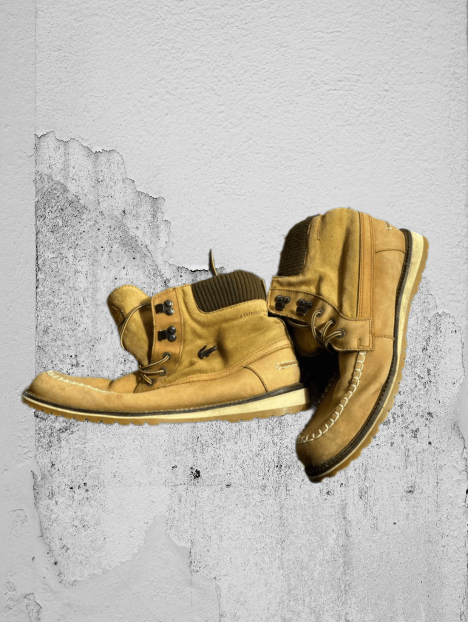 Lacoste × Vintage LACOSTE FREE SHIPPING size 9 US Classic Boots Leather Brown Size US 10 / EU 43 - 1 Thumbnail
