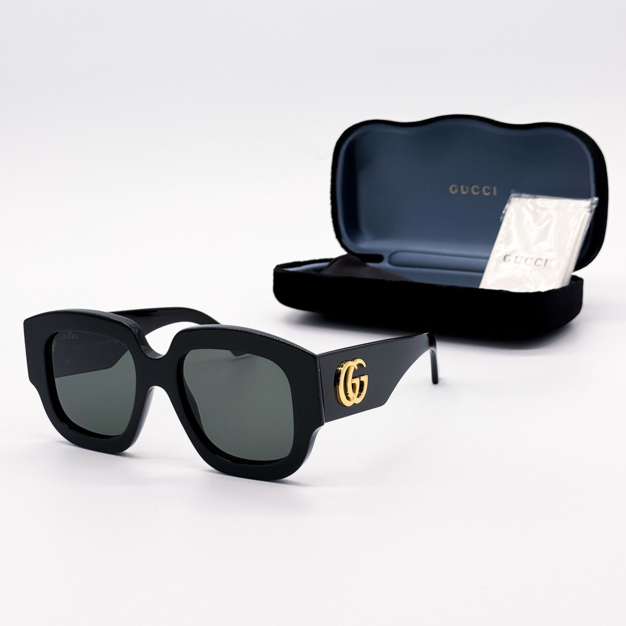 Gucci NEW GUCCI GG1546S 001 SUNGLASSES WOMEN BLACK EYEWEAR Size ONE SIZE - 4 Thumbnail