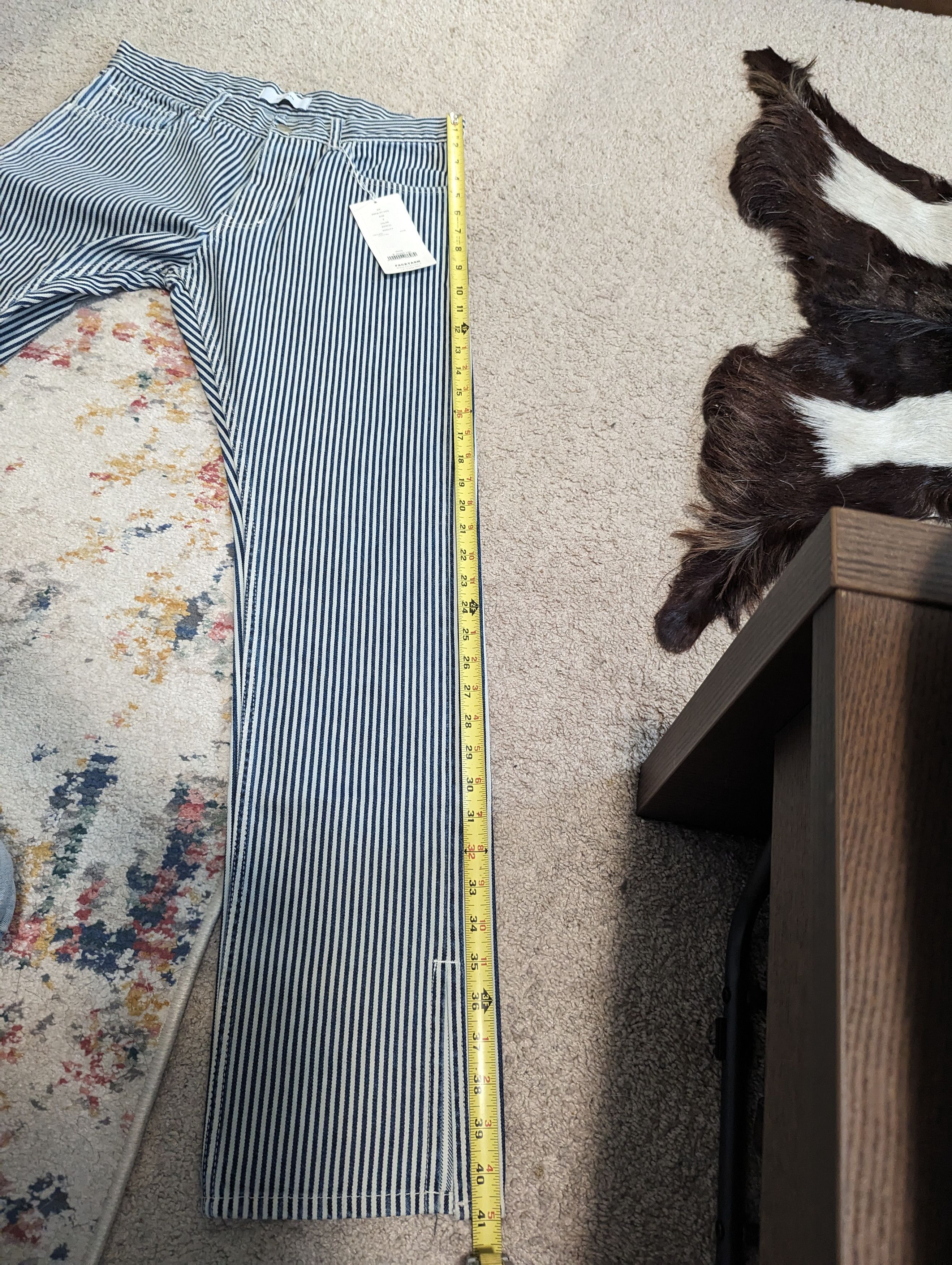 Facetasm Facetasm Hickory Stripe Jeans Size US 32 / EU 48 - 3 Thumbnail