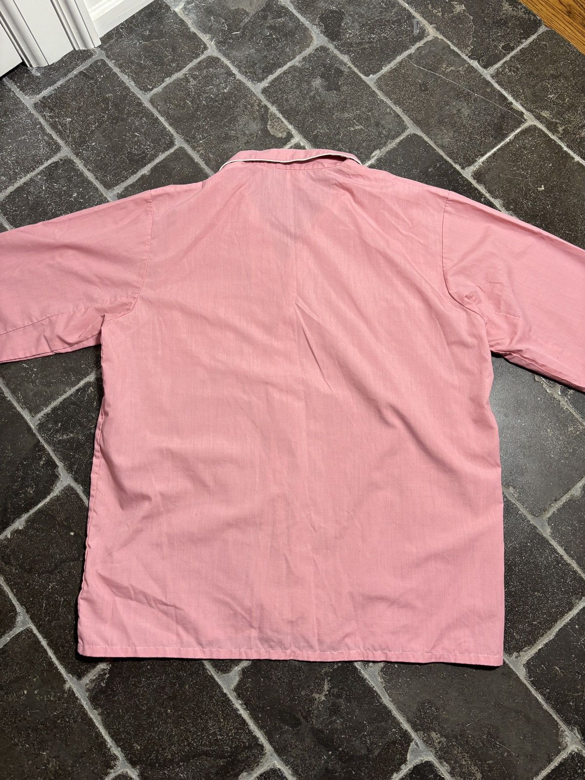 Vintage Vintage Pajamas Set 80s Pyjamas Matching Two Piece Suit Pink Size US 34 / EU 50 - 11 Thumbnail