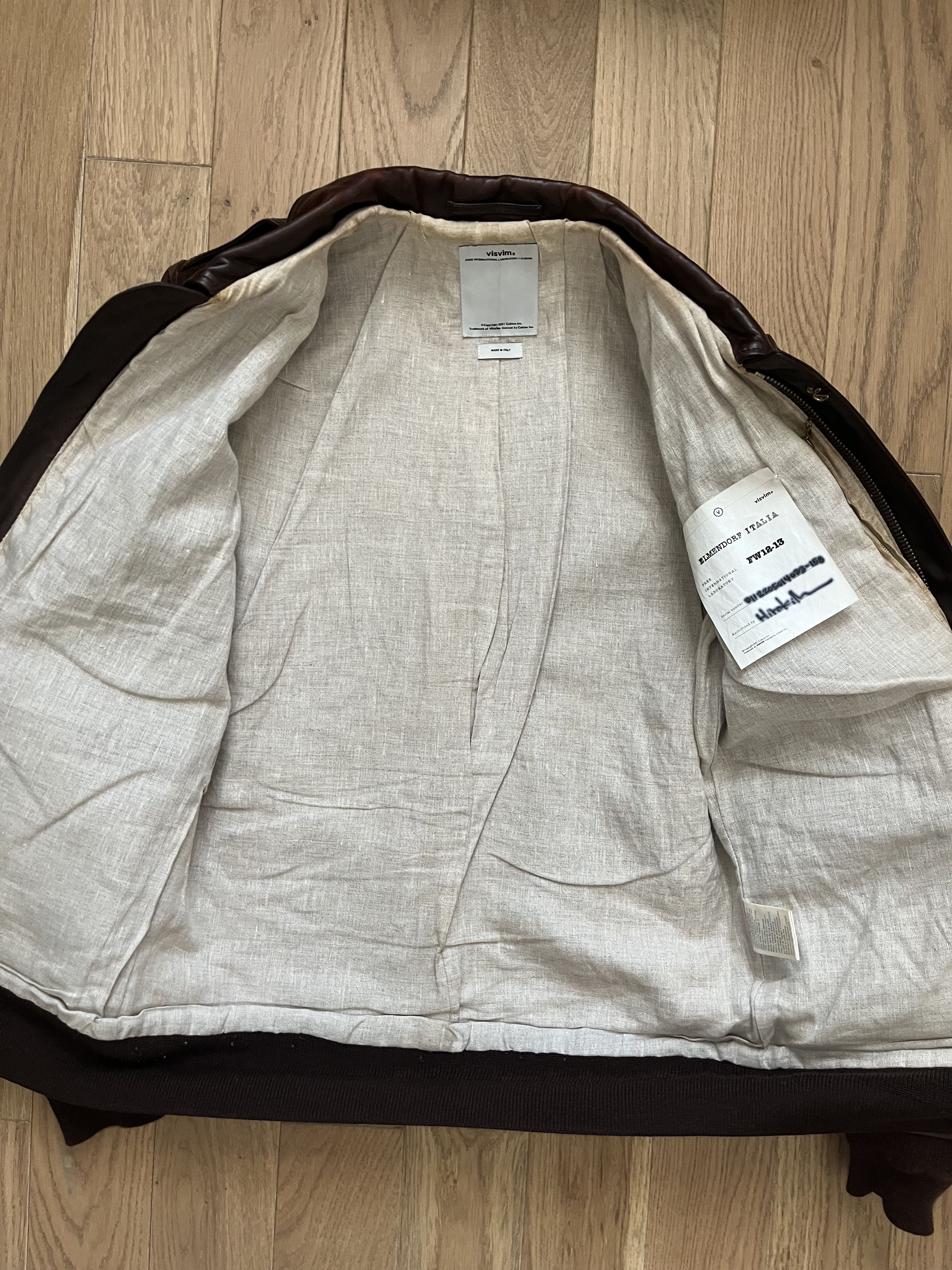 Visvim Visvim 12FW Elmendorf A-2 style JKT Size US S / EU 44-46 / 1 - 2 Thumbnail