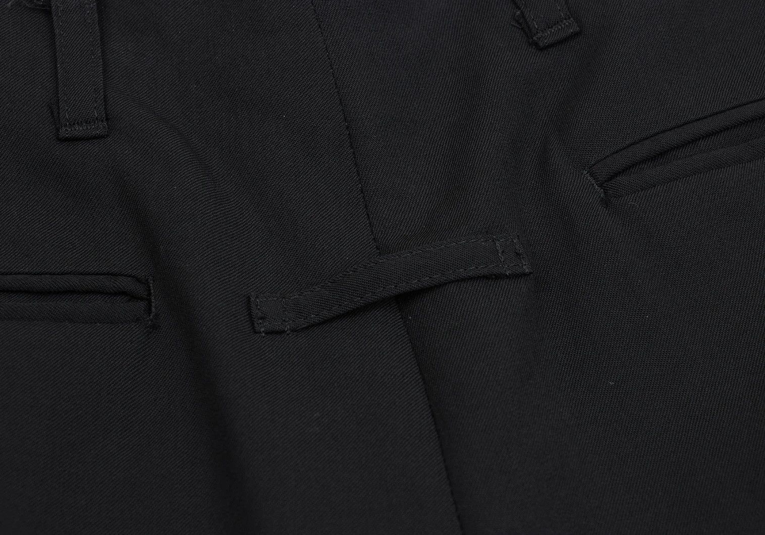 Jean Paul Gaultier Wool Tapered Pants in Black Size 50 Size US 34 / EU 50 - 17 Thumbnail