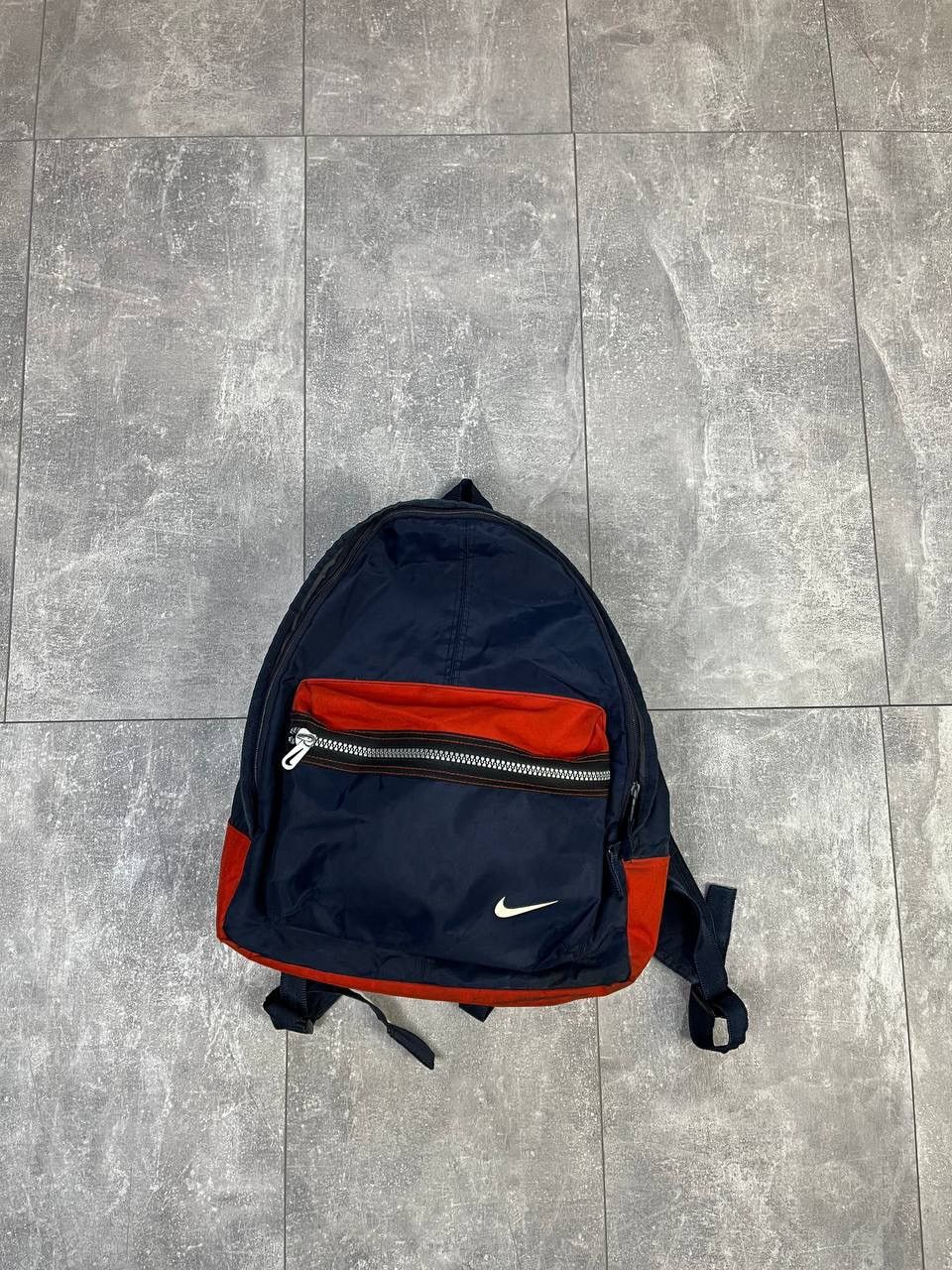 Vintage Vintage Nike overprint logo y2k nylon big backpack | Grailed