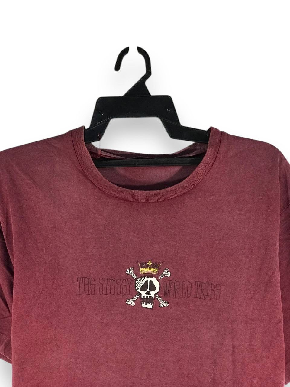 Stussy × Vintage Vintage stussy crossbones skull design world Size US L / EU 52-54 / 3 - 2 Thumbnail