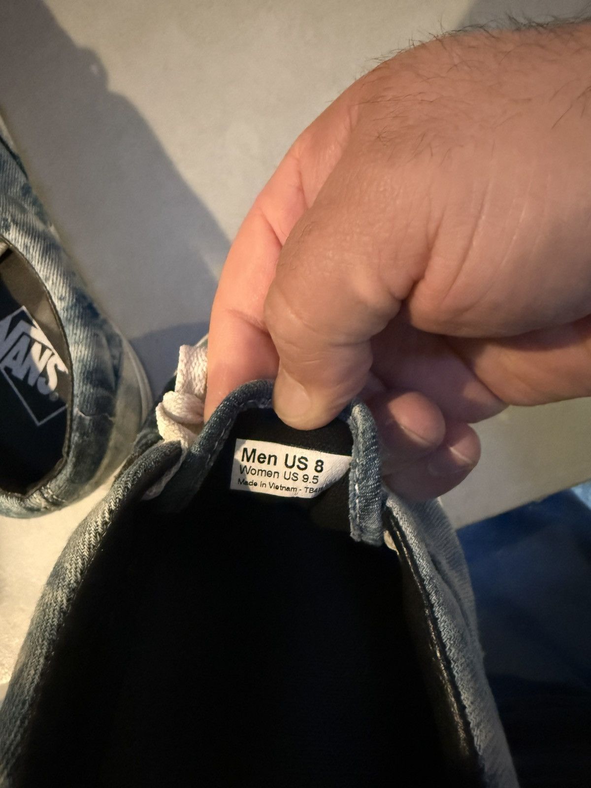 Vans Vans ‘Acid Denim’ sz8 Size US 8 / EU 41 - 8 Thumbnail