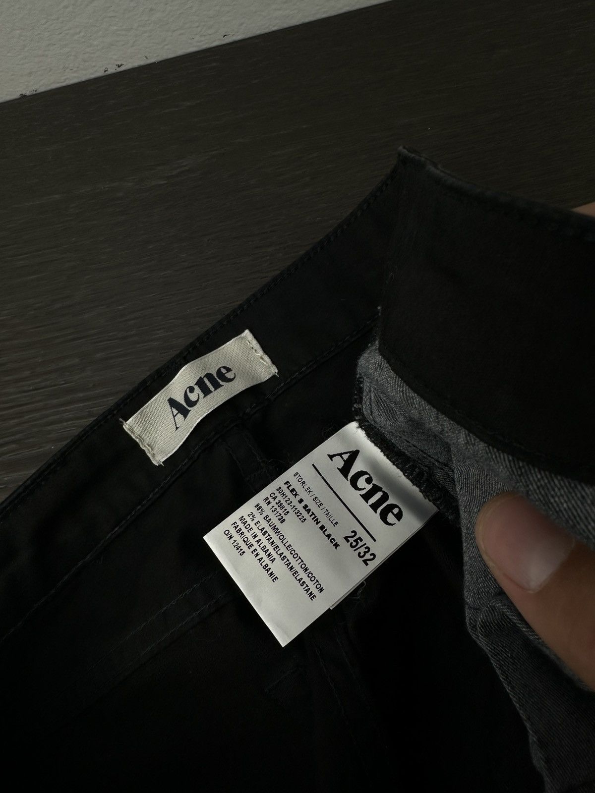 Acne Studios Acne Studios Black Jeans Size 32" / US 10 / IT 46 - 2 Thumbnail