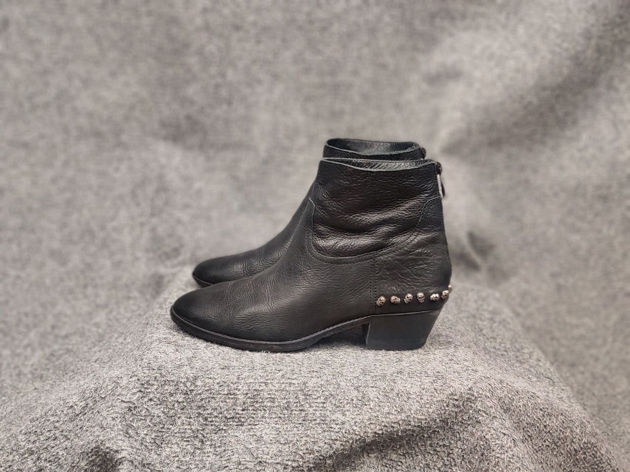 Zadig & Voltaire Zadig & Voltaire Design Zipper leather ankle women Boots Size US 11 / IT 41 - 10 Thumbnail