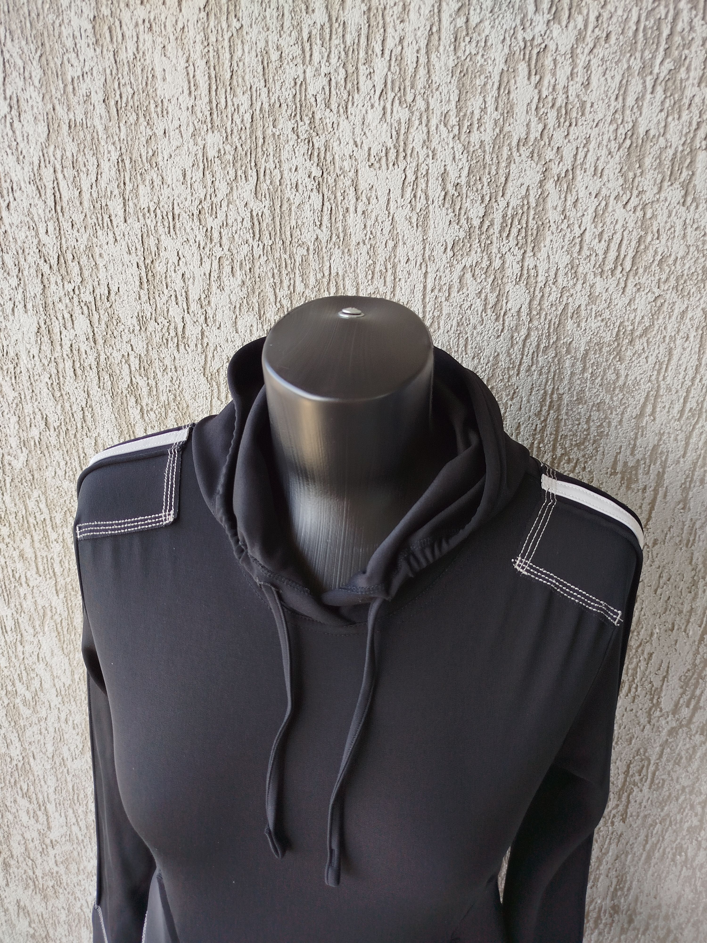 Marithe + Francois Girbaud Dress Long Sleeve Hooded Pockets Avant Garde Vintage Size L Size L / US 10 / IT 46 - 4 Thumbnail