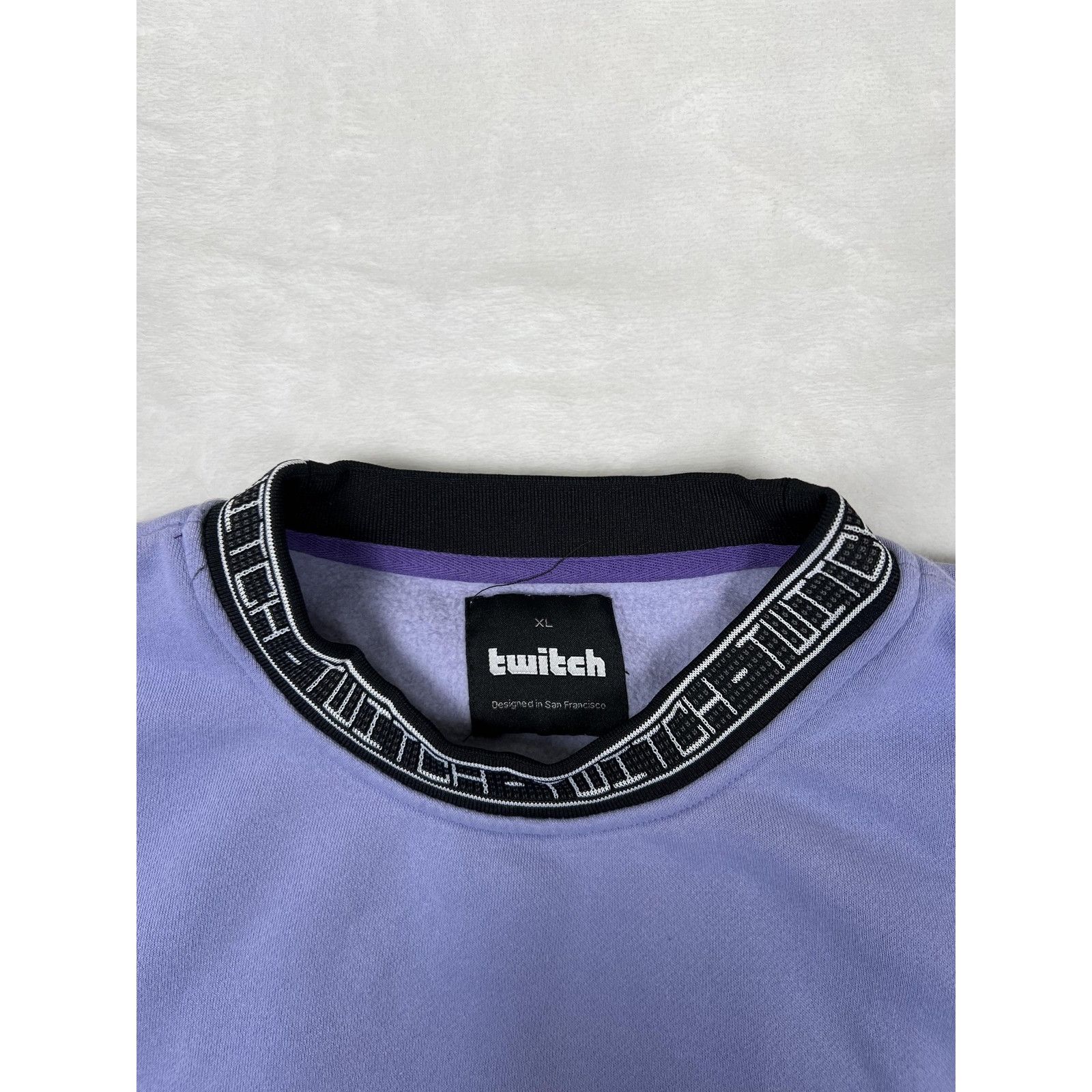 Other Twitch Sweatshirt Mens XL Purple Fleece Crewneck Pullover Ga Size US XL / EU 56 / 4 - 2 Thumbnail