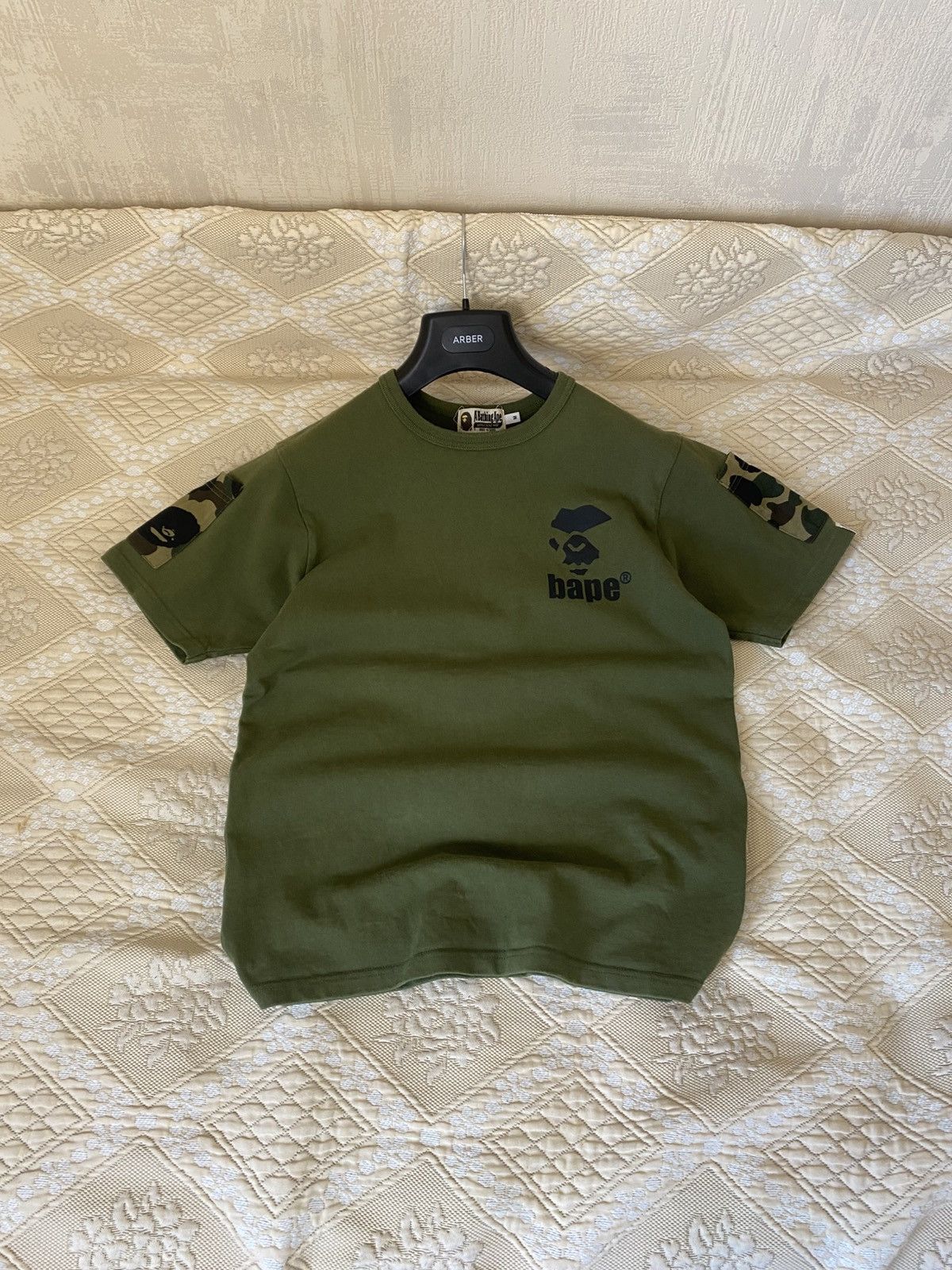 Bape 🔥 Bape Camo Monogram Shirt A Bathing Ape Pockets Logo Y2K Size US M / EU 48-50 / 2 - 1 Thumbnail