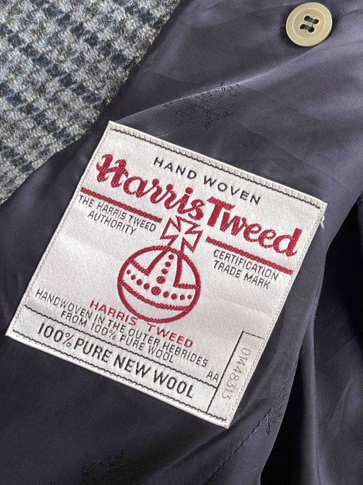 Harris Tweed 50 Years Harris Tweed X New Yorker Patchwork Coat Size US S / EU 44-46 / 1 - 5 Thumbnail