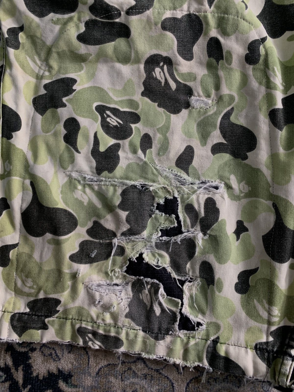 Japanese Brand A Bathing Ape Camo cargo short pant Size US 35 - 13 Thumbnail