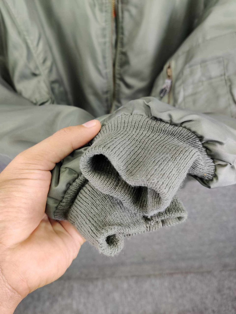 Japanese Brand Vintage Rothco MA-1 Flight Military Bomber Jacket Size US L / EU 52-54 / 3 - 10 Thumbnail