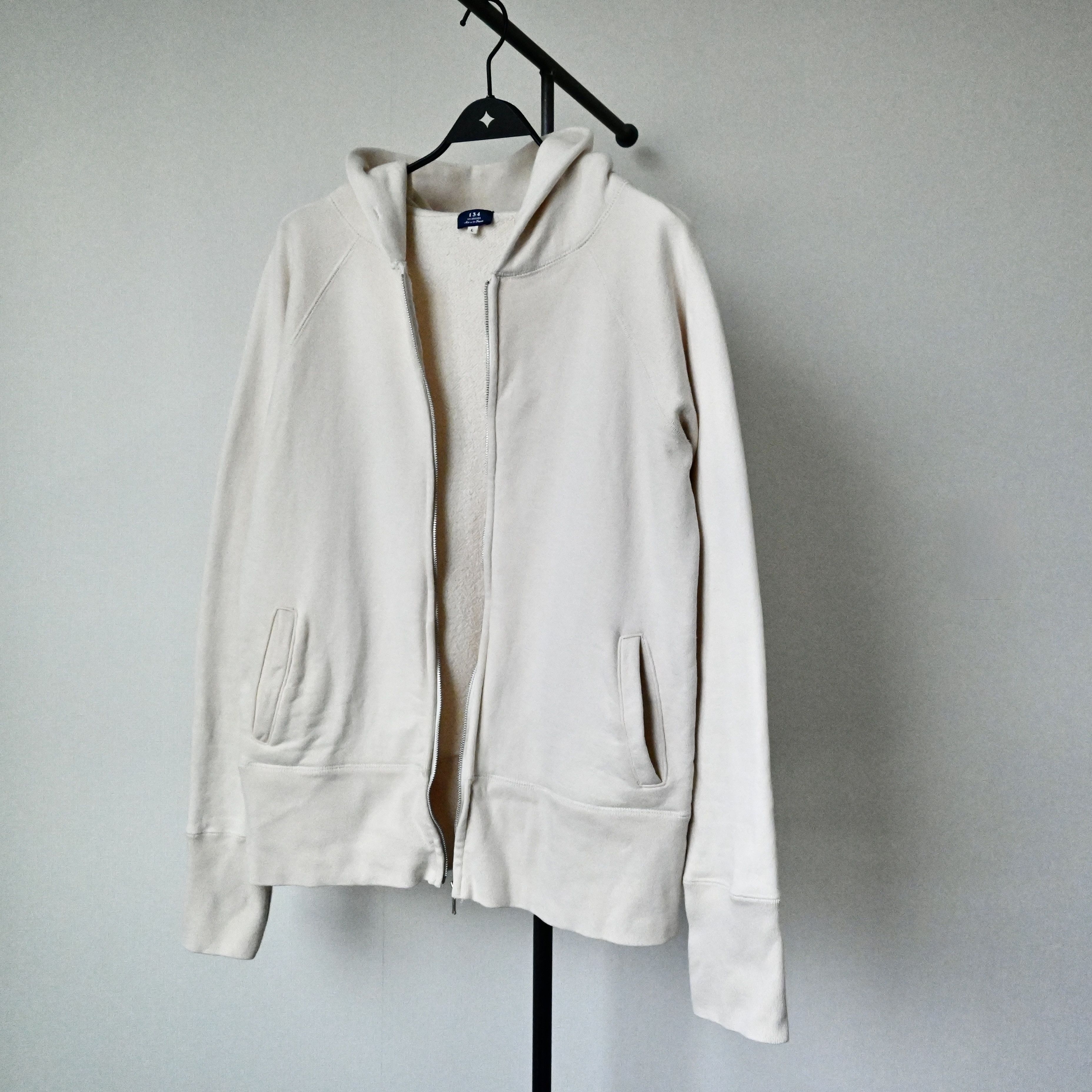 Japanese Brand 134 Kamakura loop-wheeled cotton zip-up hoodie made in Japan Size US L / EU 52-54 / 3 - 17 Thumbnail