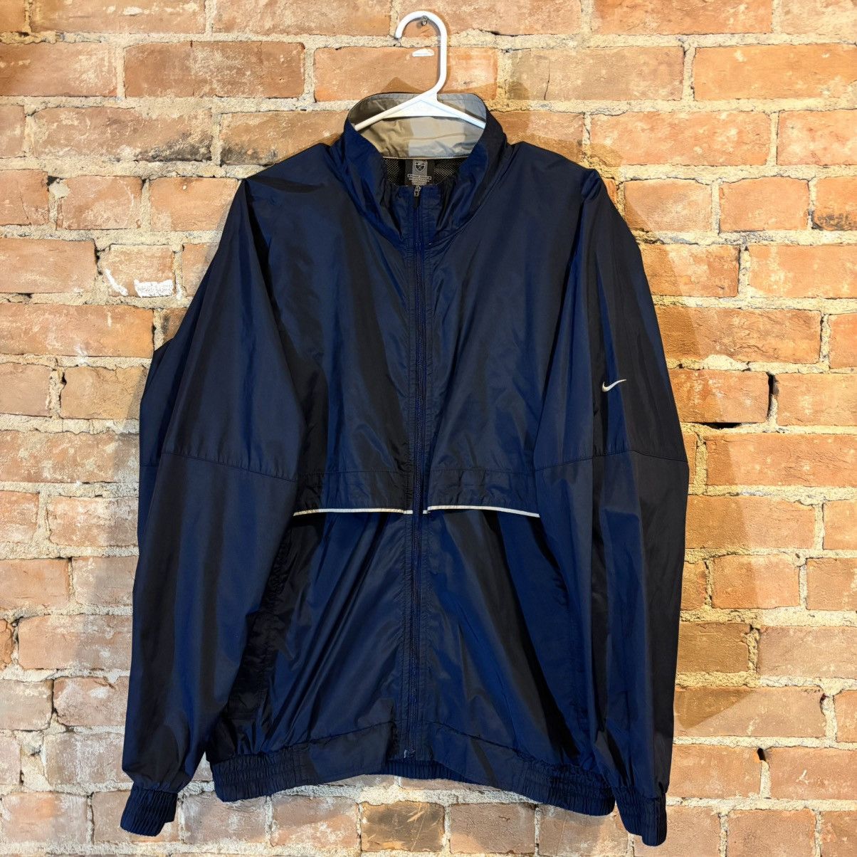 Nike $80 Early 2000s Nike Golf Windbreaker Tiger Woods Jacket Size US L / EU 52-54 / 3 - 1 Thumbnail