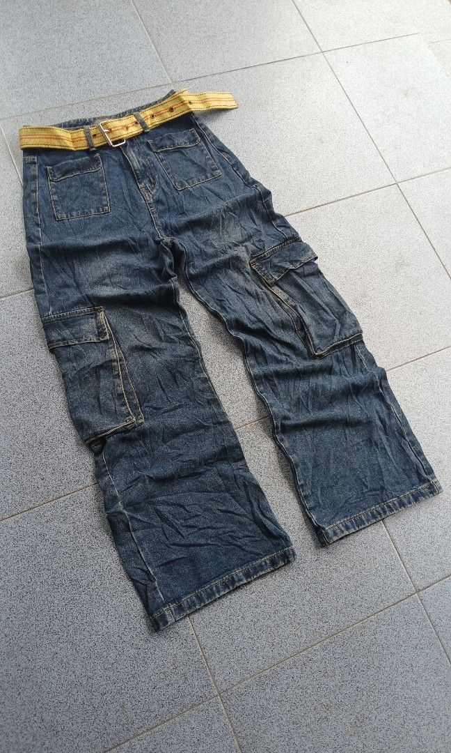 Beauty Beast × Hysteric Glamour × Japanese Brand Japanese cargo denim like Travis style Size US 29 - 2 Thumbnail