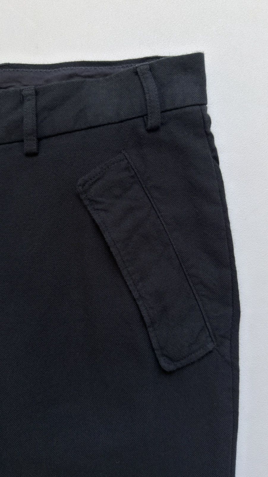 Maison Margiela S/S 04 Black Cotton ‘Utility Pants’ Size US 36 / EU 52 - 8 Thumbnail