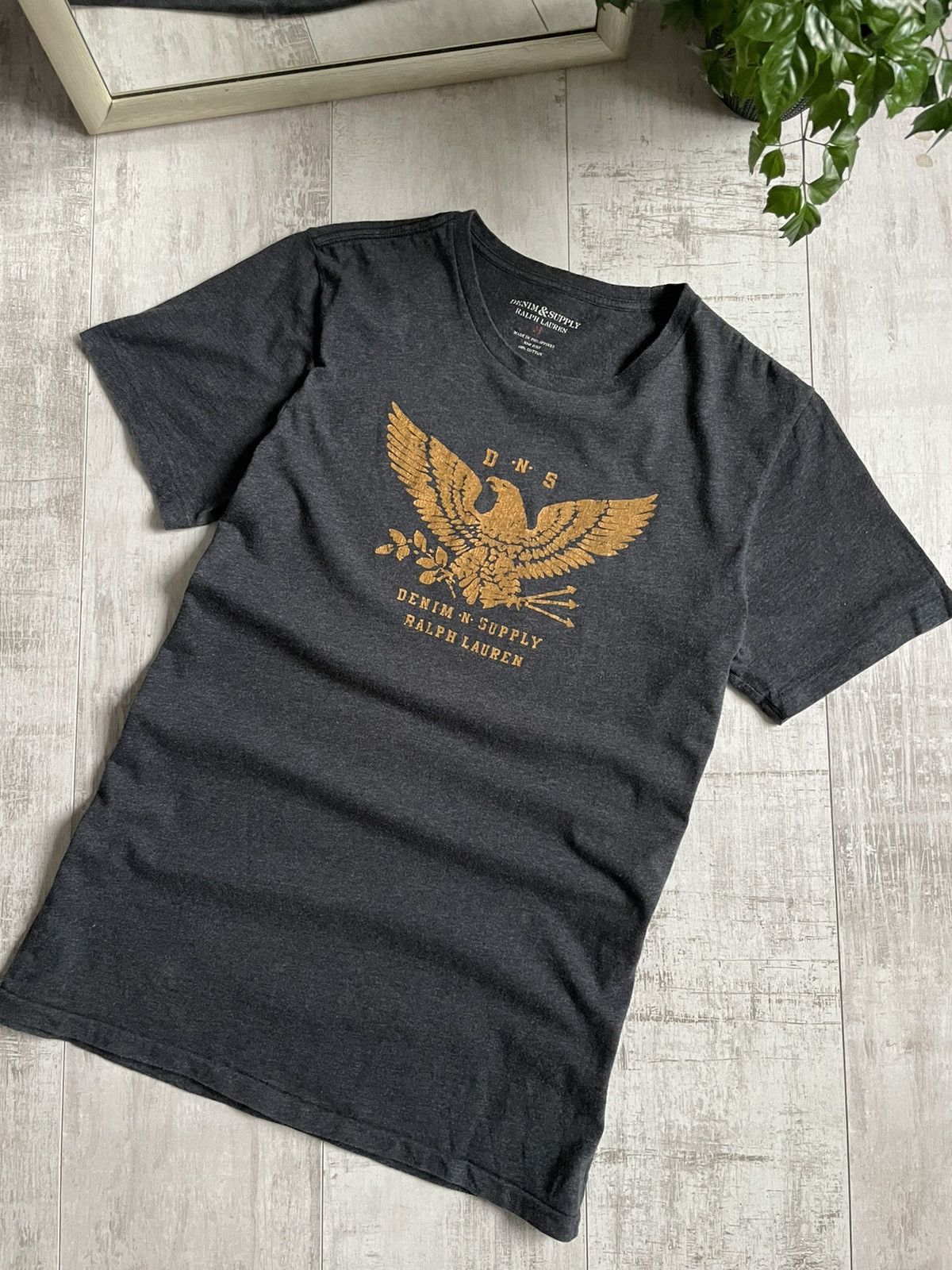 Denim & Supply Ralph Lauren × Polo Ralph Lauren × Vintage Denim & Supply Ralph Lauren Vintage T-Shirt Eagle Printed Size US M / EU 48-50 / 2 - 2 Thumbnail