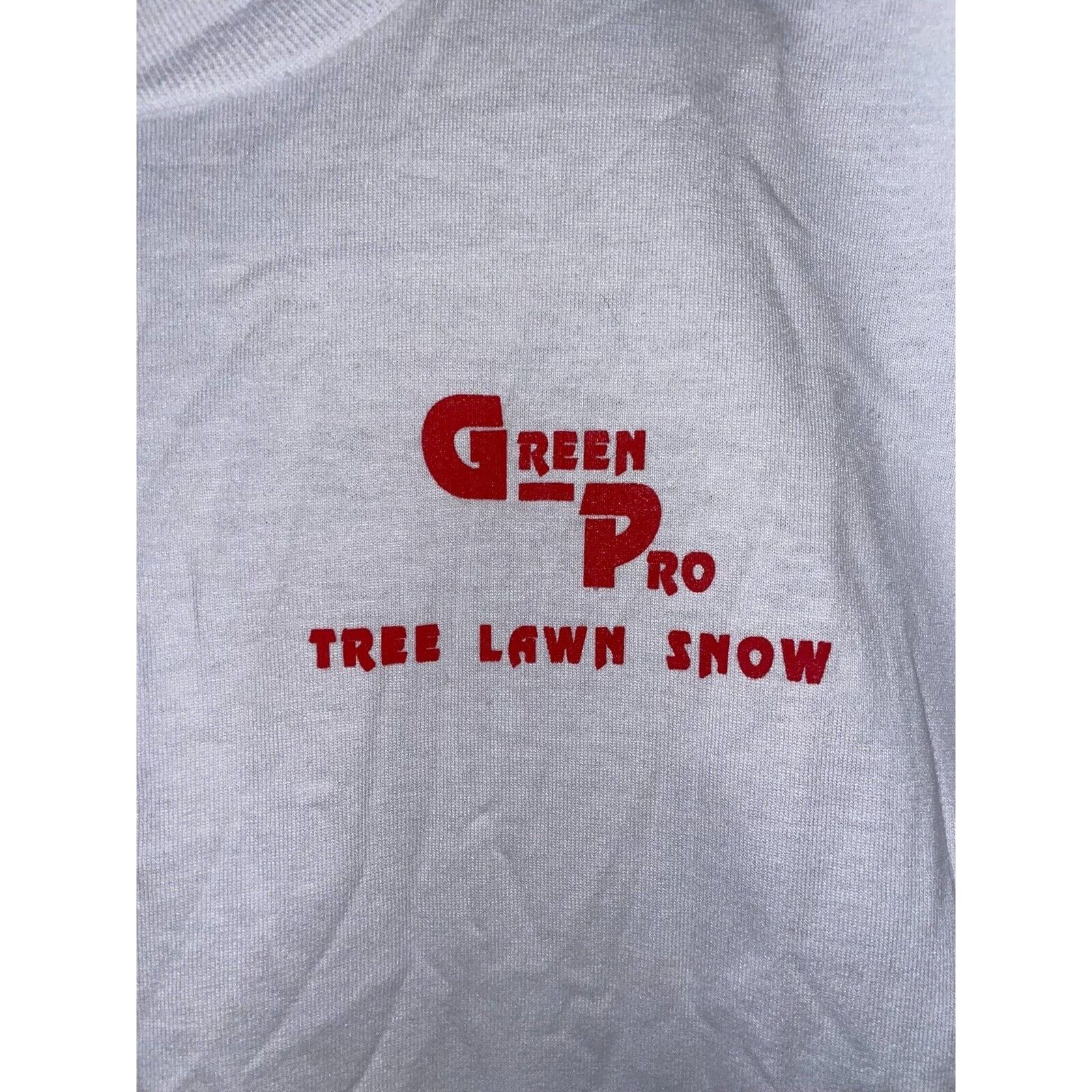 Jerzees Vintage Mowing Shirt Jerzees Green Pro Tree Lawn Snow Tee M Size US M / EU 48-50 / 2 - 3 Thumbnail