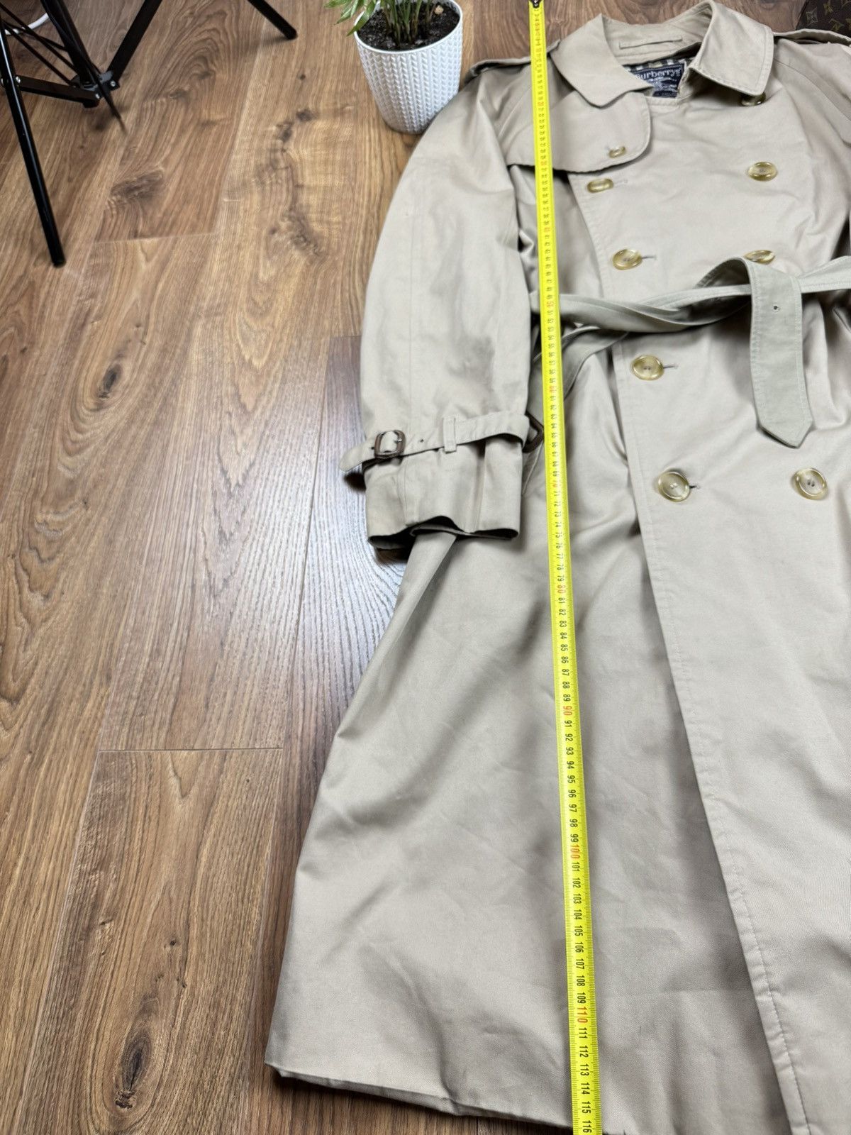 Burberry Vintage trench coat Burberry original luxury streetwear item Size US XL / EU 56 / 4 - 5 Thumbnail