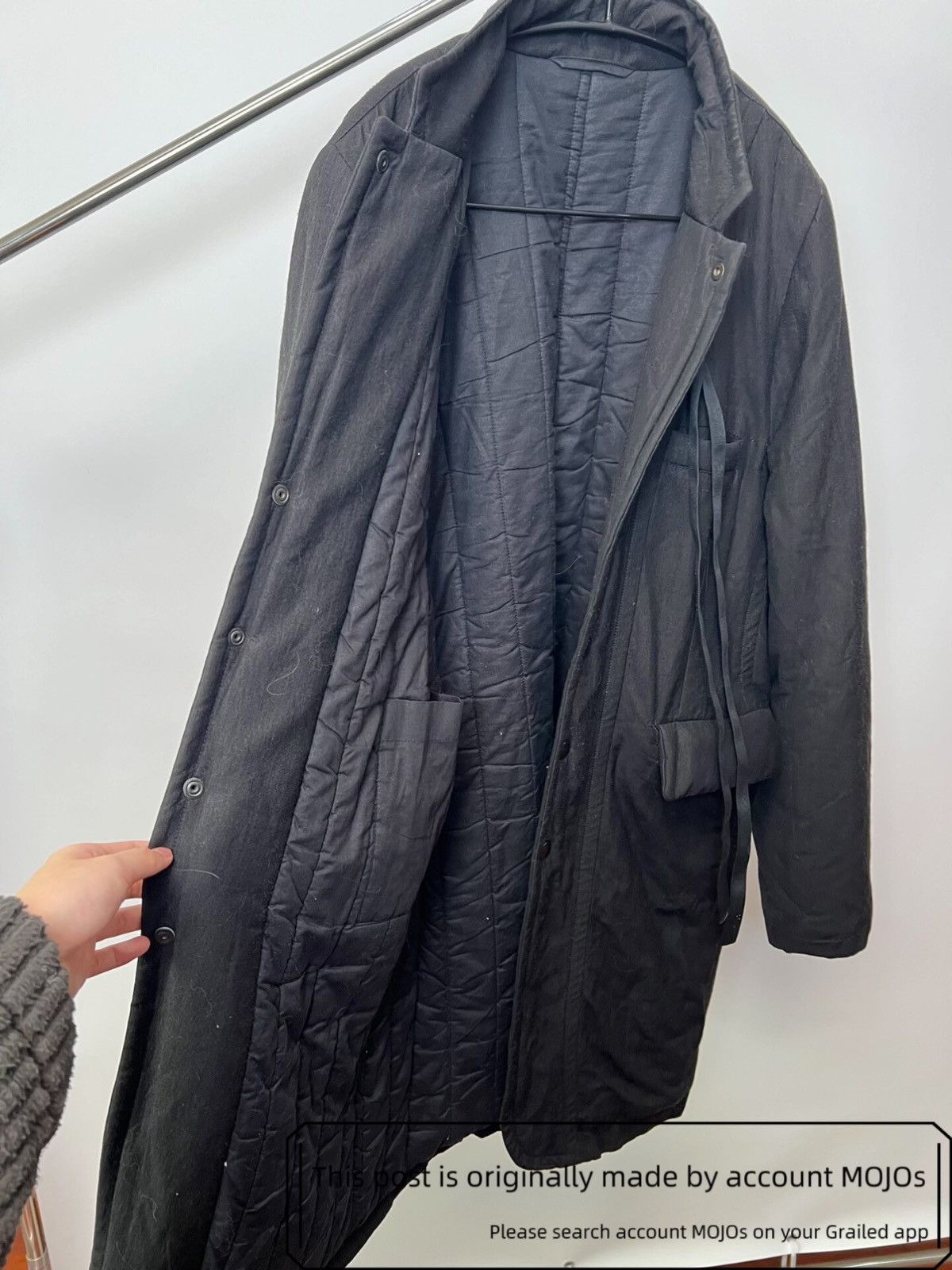Ann Demeulemeester Sz L Ann Demeulemeester stripe Padded Down Jacket mojos884 Size US L / EU 52-54 / 3 - 5 Thumbnail