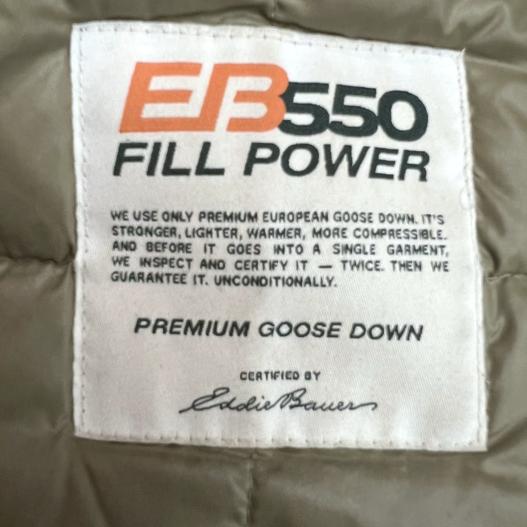 Eddie Bauer Eddie Bauer Goose Down Puffer Jacket Mens SZ S Brown Regular Size US S / EU 44-46 / 1 - 6 Thumbnail
