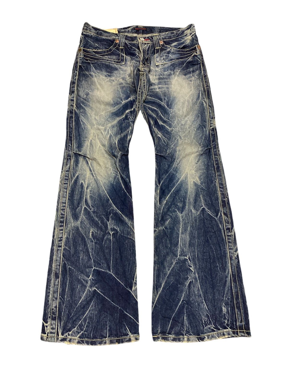 Japanese Brand Vintage Blueway Rusty Flare like ifsixwasnine Size US 33 - 1 Thumbnail