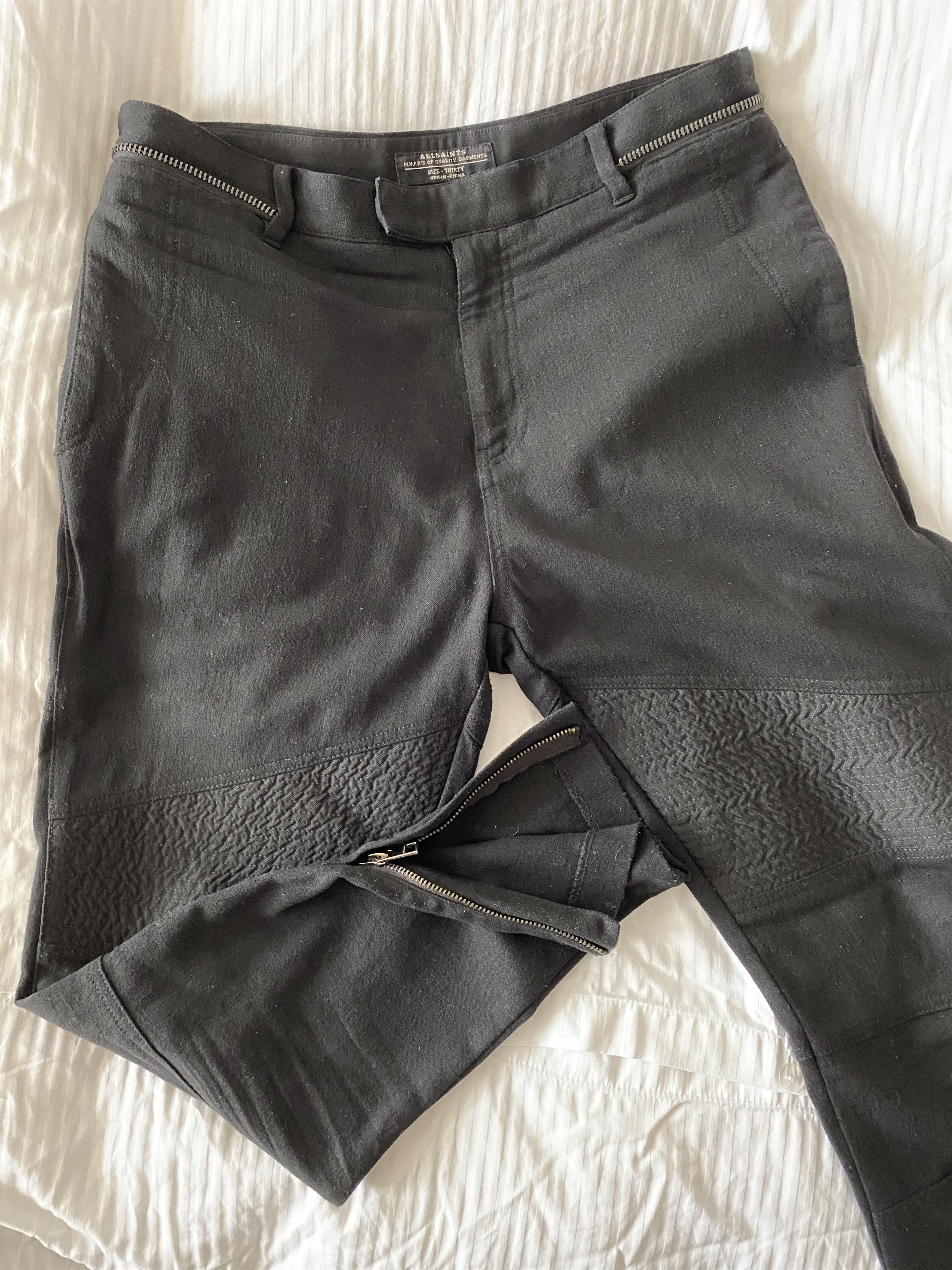 Allsaints Allstains Wool Crop Pants Size US 30 / EU 46 - 1 Thumbnail