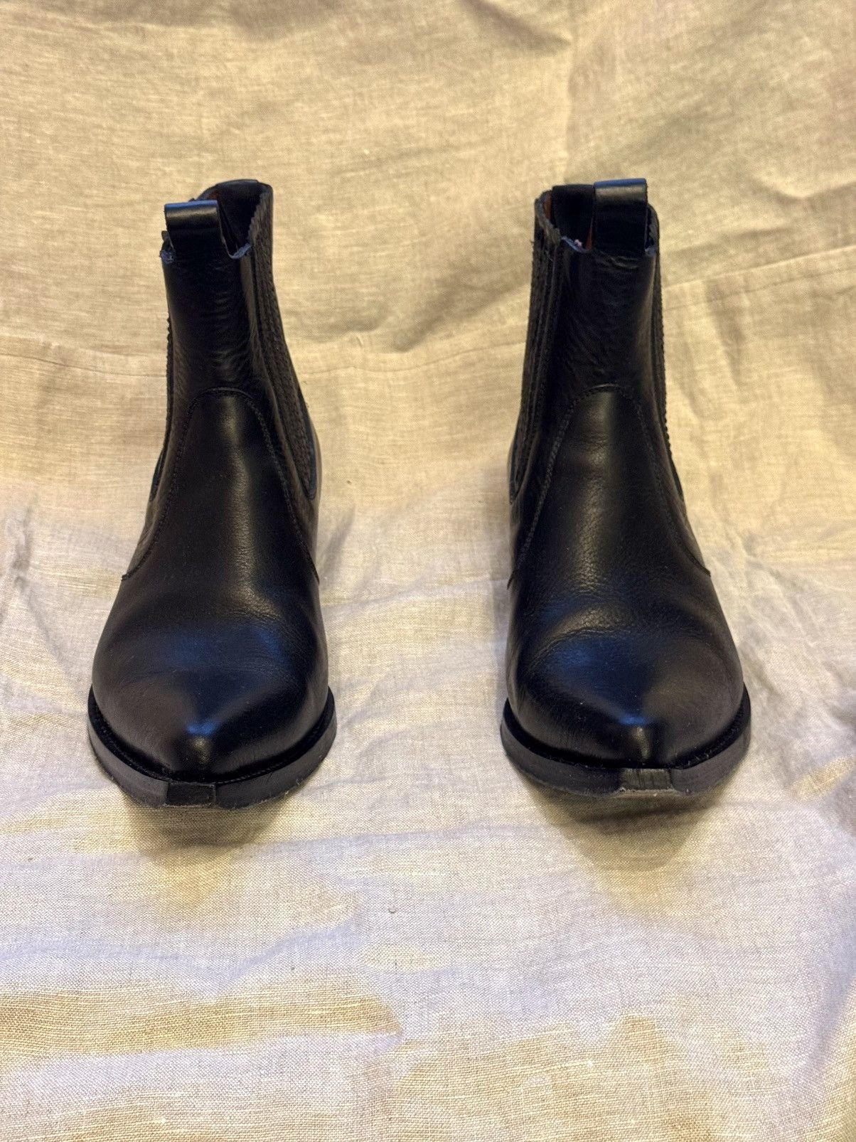 Givenchy black leather givenchy western boots 40 it men Size US 7 / EU 40 - 9 Thumbnail