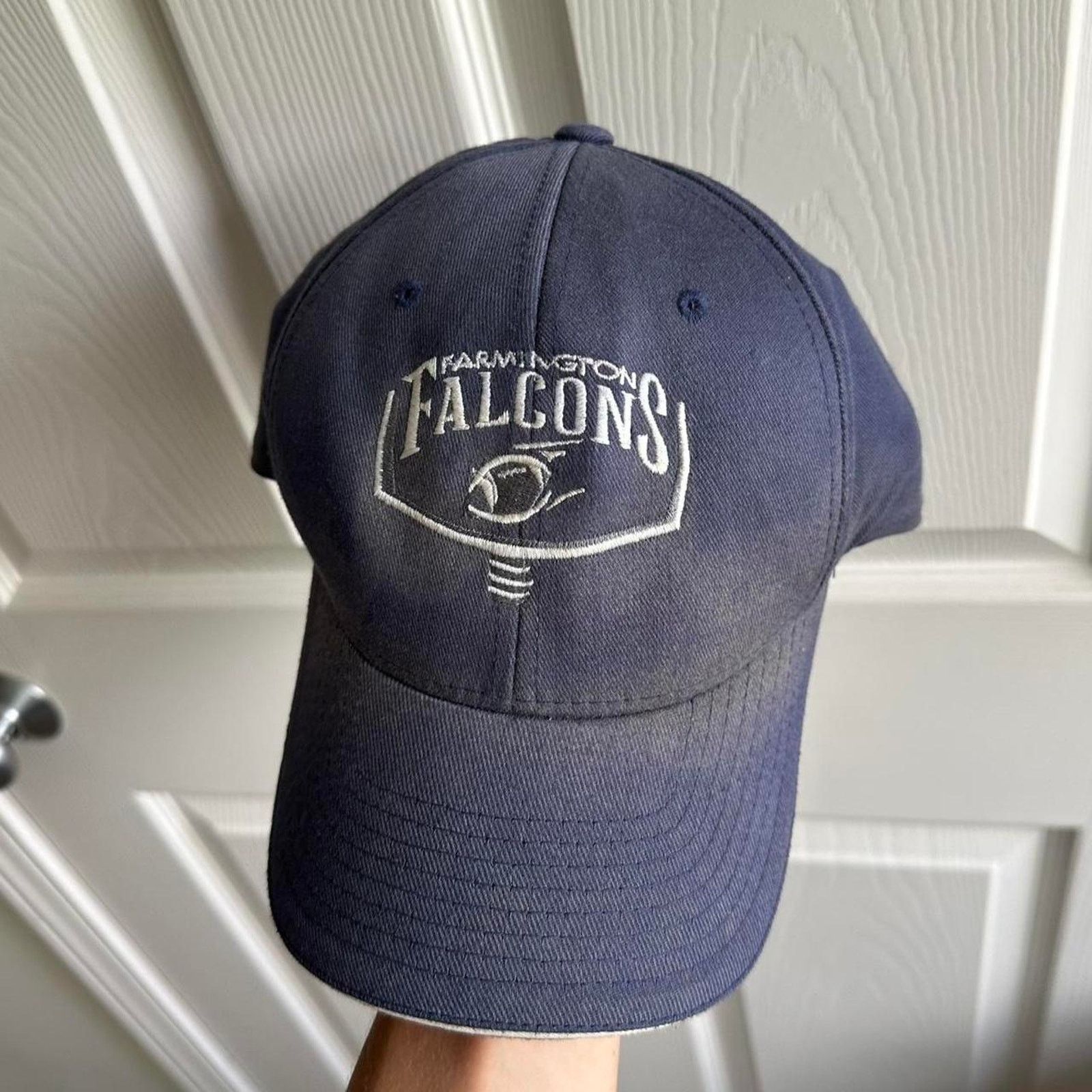 Vintage Vintage 00s Y2K Varsity Faded Flex Fitted Baseball Hat Size ONE SIZE - 8 Thumbnail