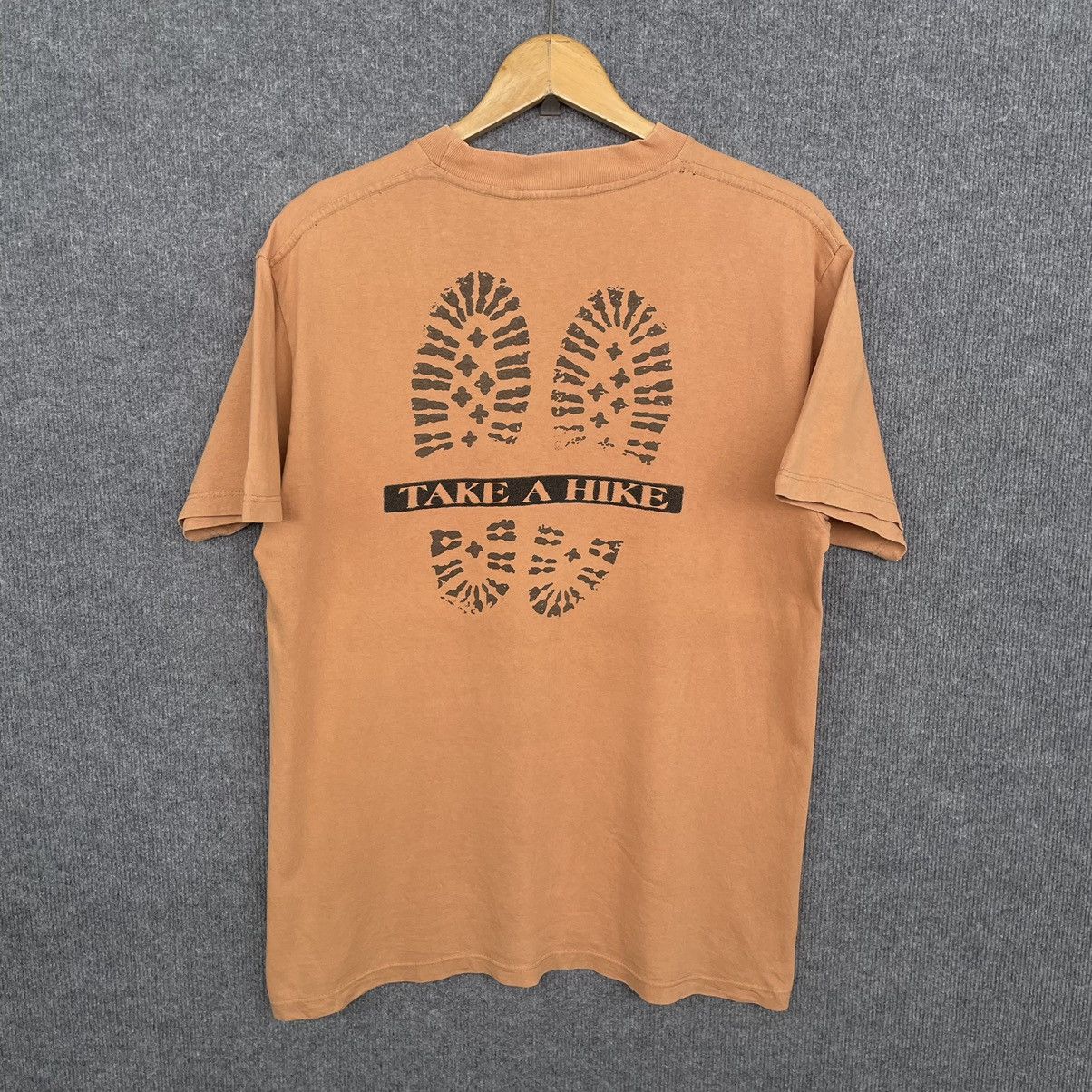 Vintage 1990s Banff Outdoor Adventure Brand Take A Hike T Shirt Size US M / EU 48-50 / 2 - 1 Thumbnail