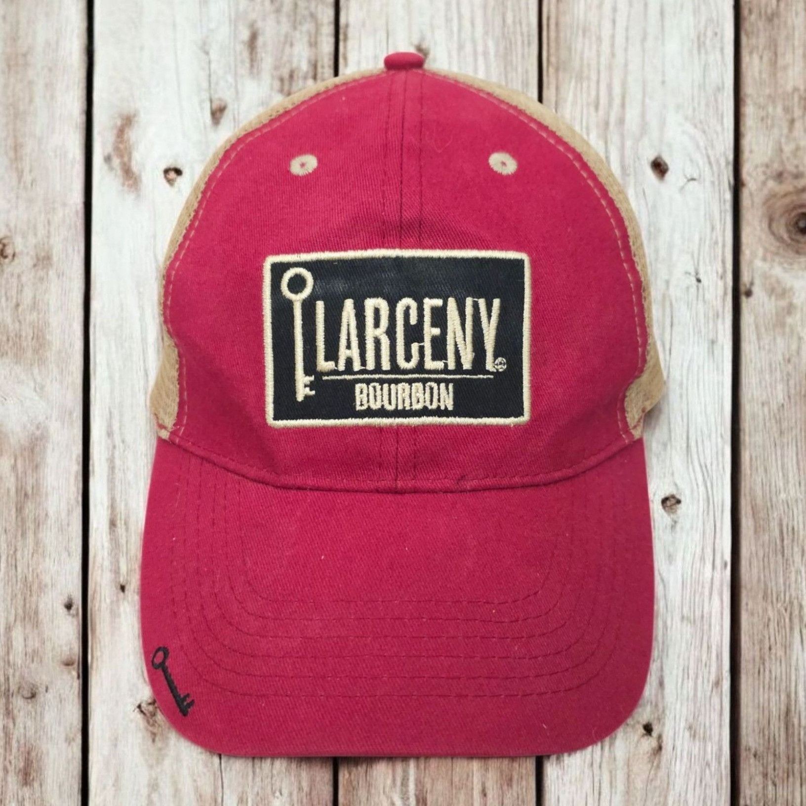 Other Larceny Bourbon Mesh Snapback Cap Trucker Embroidered Logo Size ONE SIZE - 1 Thumbnail