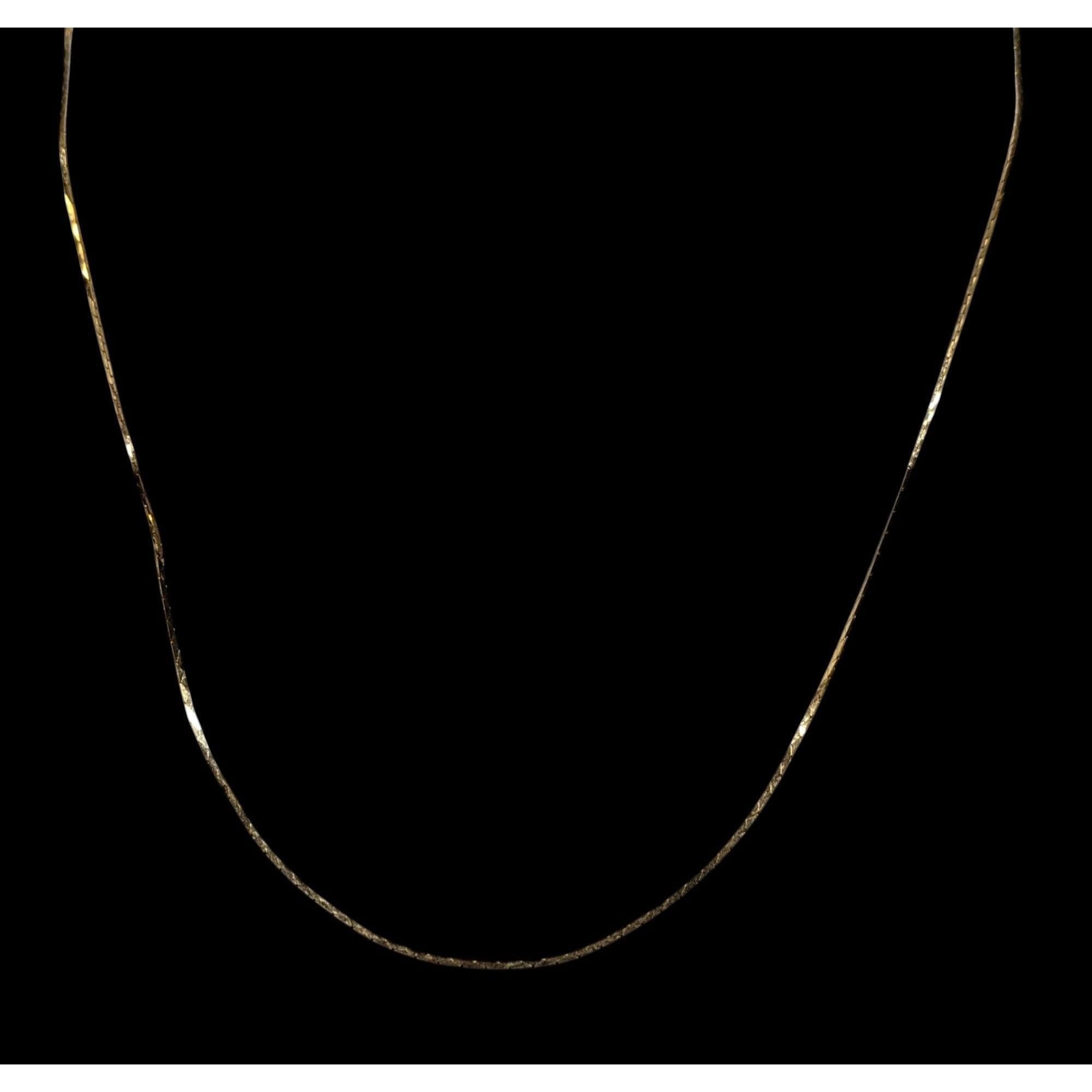 Other Simple Minimalist Gold Tone Chain Necklace Size ONE SIZE - 4 Thumbnail