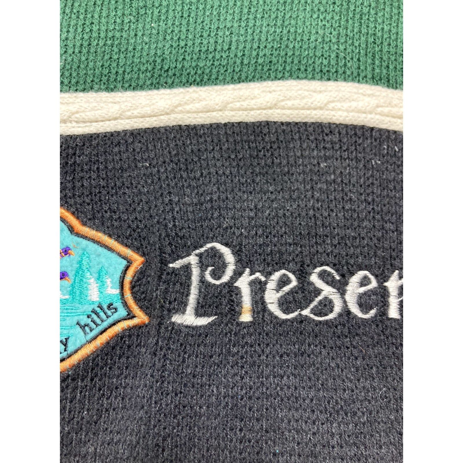 Vintage VINTAGE Animal Men Sweater Knit Pullover Green M Medium Ducks Animals Camp Beverly Hills Wildlife Preserve Size US M / EU 48-50 / 2 - 4 Thumbnail