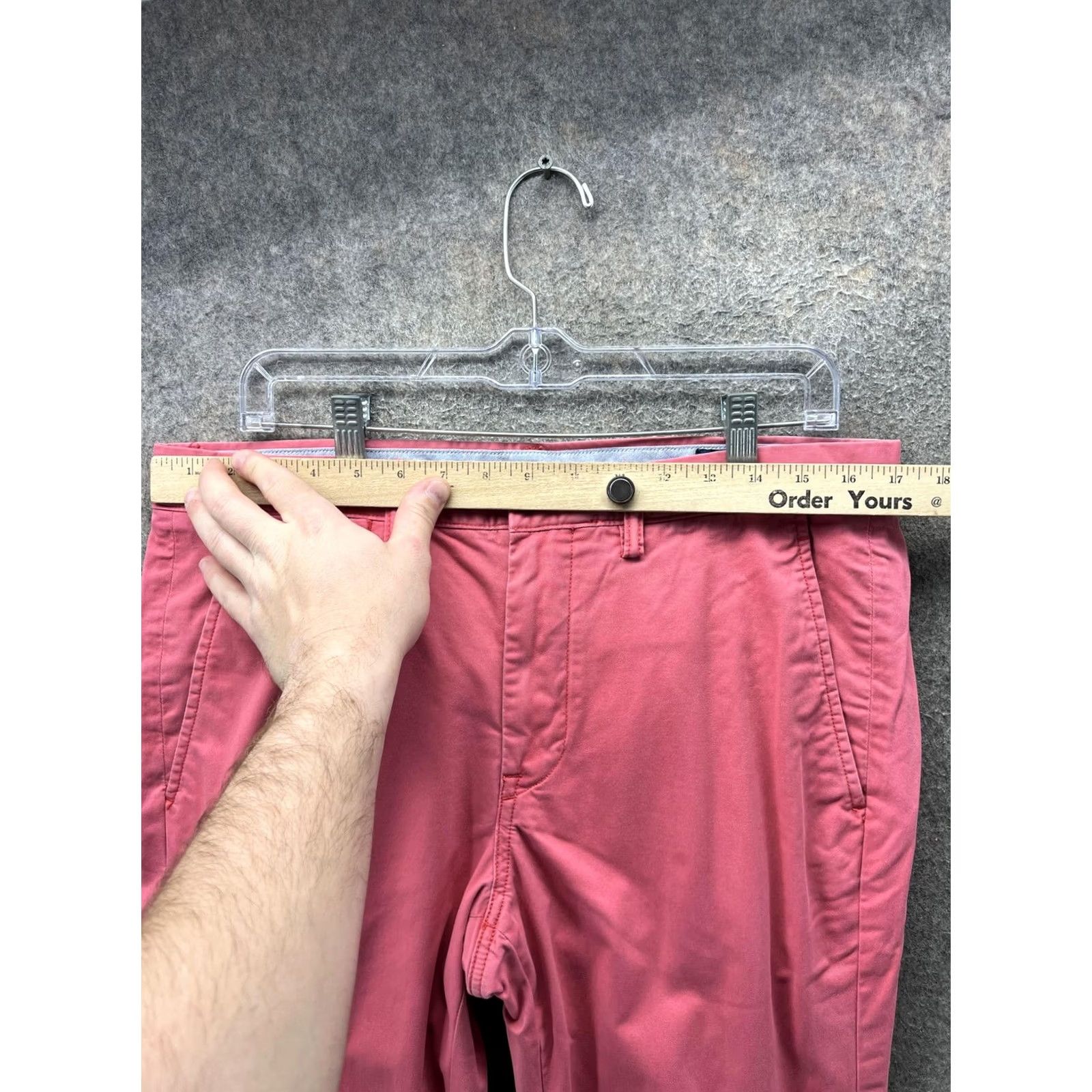 Polo Ralph Lauren Polo Ralph Lauren Pants Mens 32x22 Pink Chino Stretch Straight Fit Casual Twill Size US XS / EU 42 / 0 - 7 Thumbnail