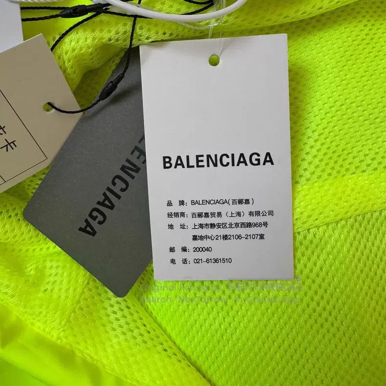 Balenciaga Balenciaga Neon Green Zip-Up Jacket Size XXS / US 00 / IT 34 - 5 Thumbnail