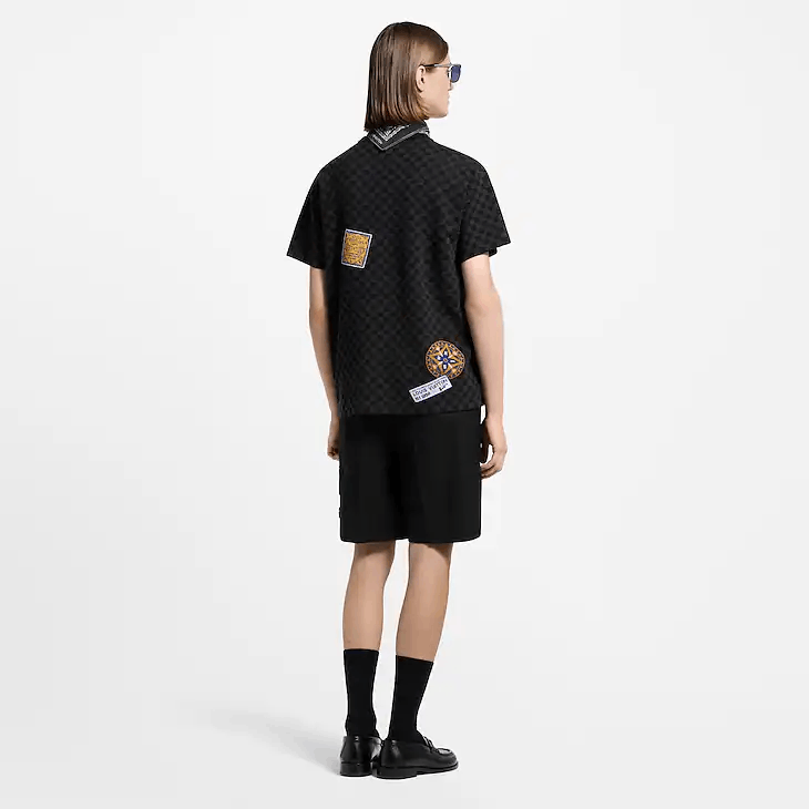 Louis Vuitton Damier Short-Sleeved Signature Crewneck Size US M / EU 48-50 / 2 - 4 Thumbnail